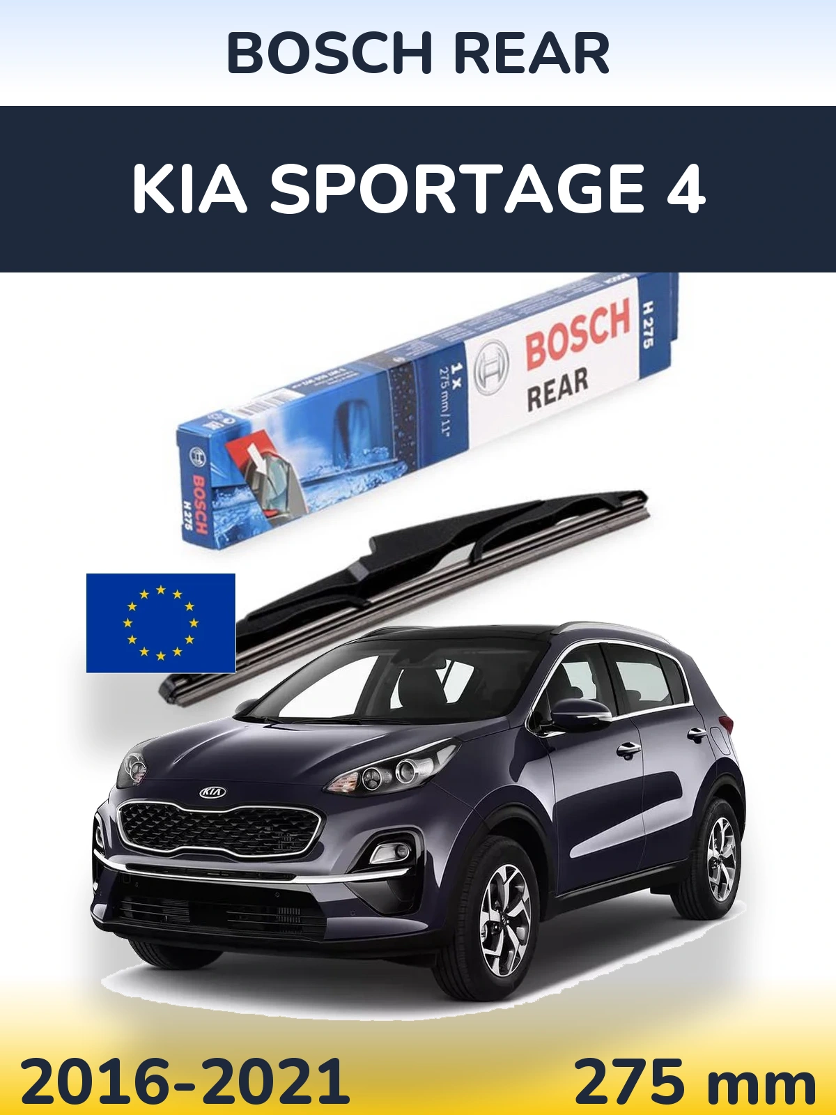 Torkarblad BOSCH Rear för KIA Sportage 4