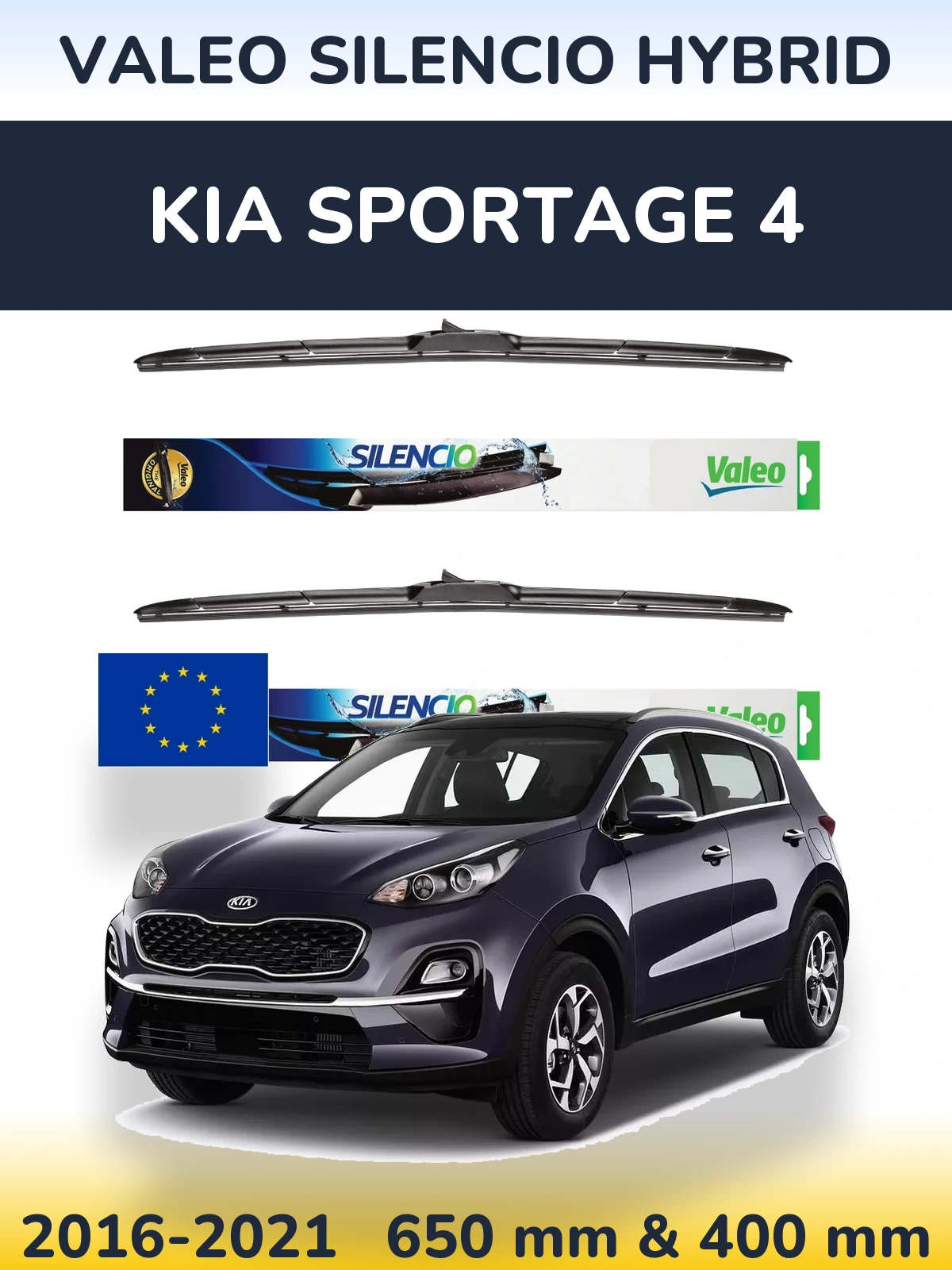 Torkarblad Valeo Silencio Hybrid för KIA Sportage 4