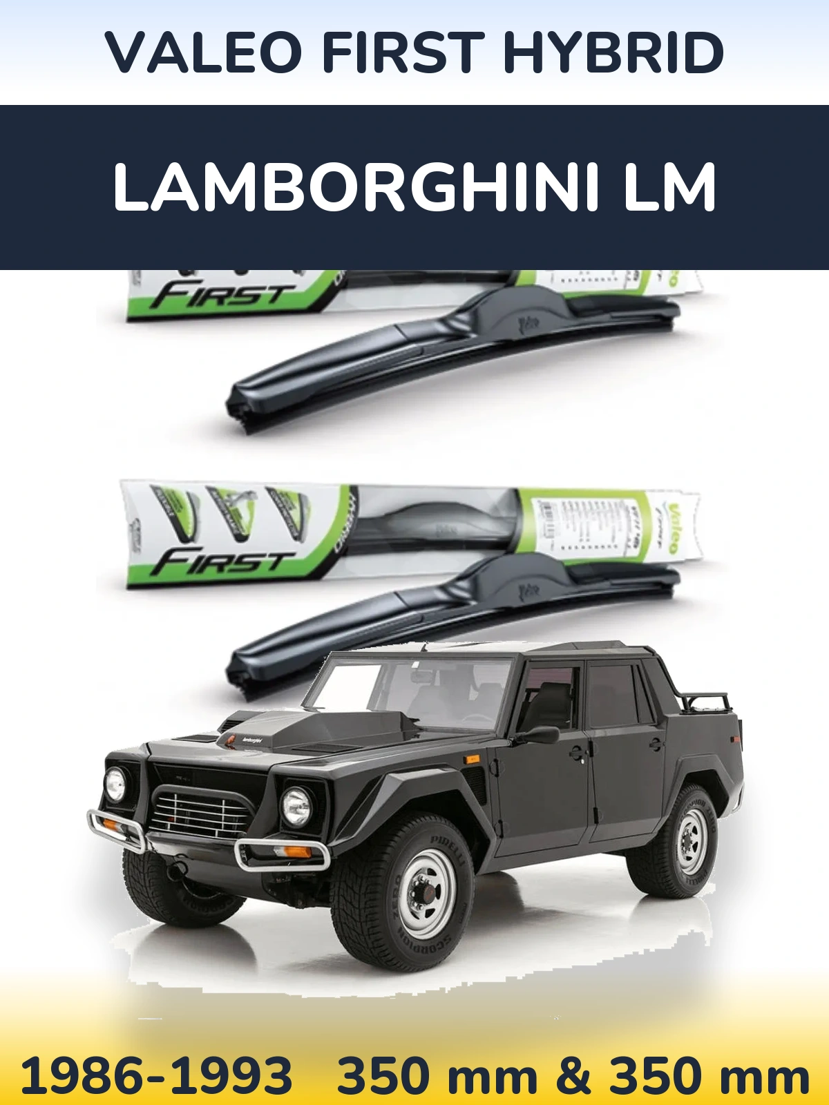 Torkarblad Valeo First Hybrid för Lamborghini LM