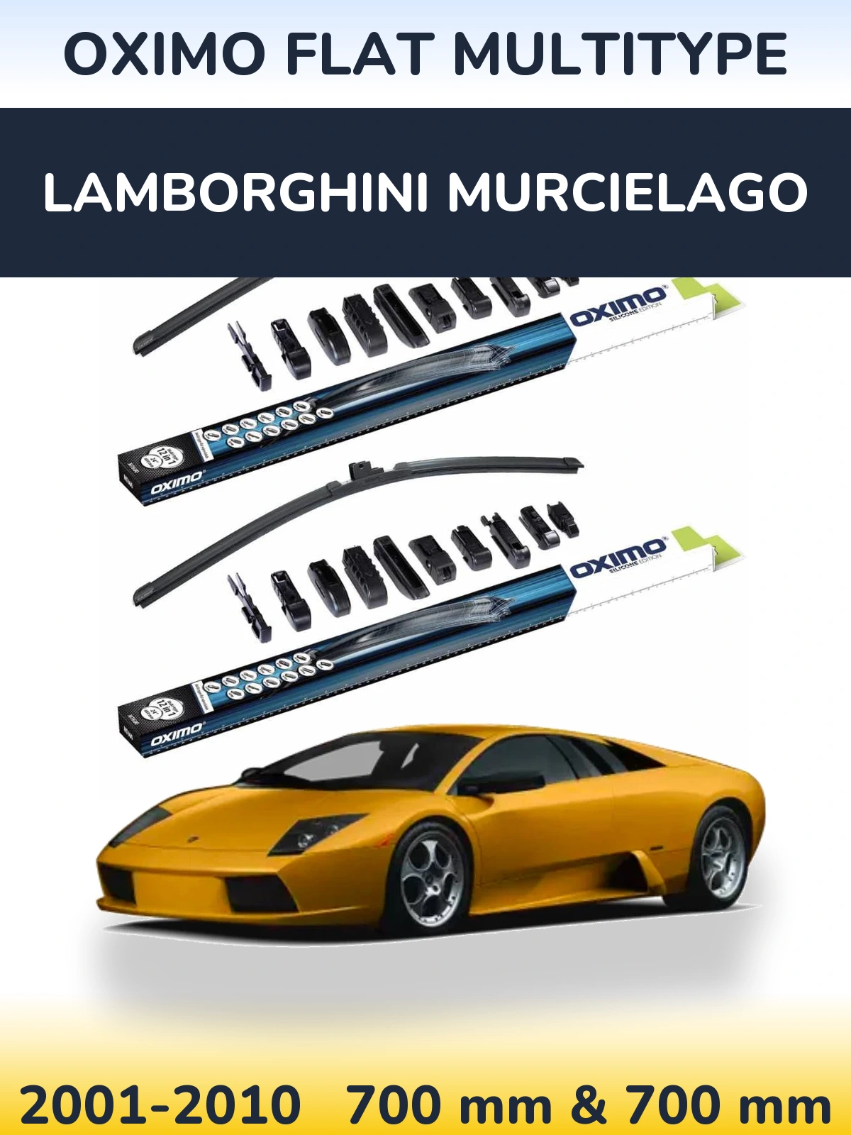 Torkarblad Oximo Flat MultiType för Lamborghini Murcielago
