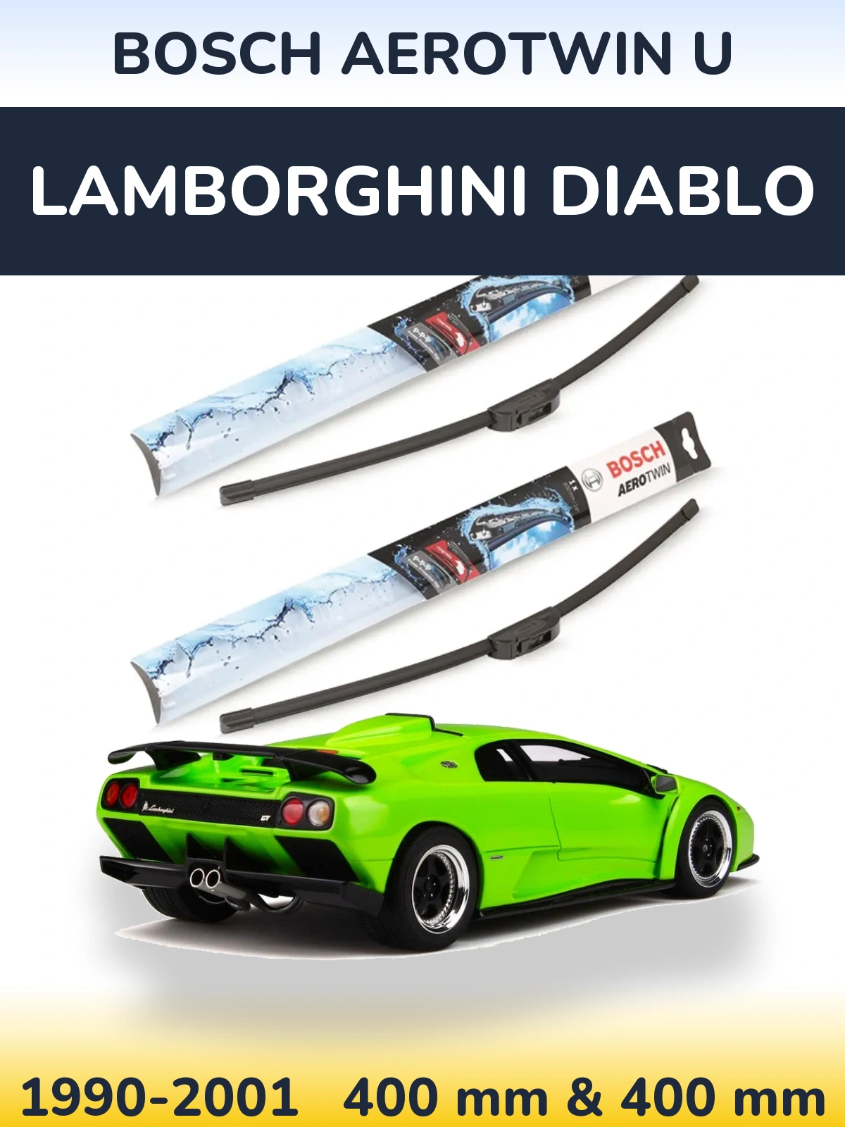 Torkarblad BOSCH AeroTwin U för Lamborghini Diablo