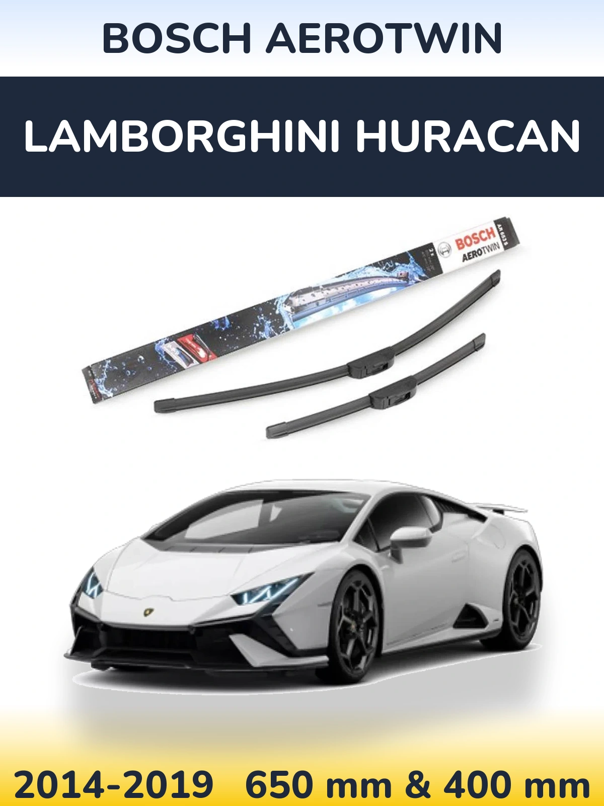 Torkarblad BOSCH AeroTwin för Lamborghini Huracan