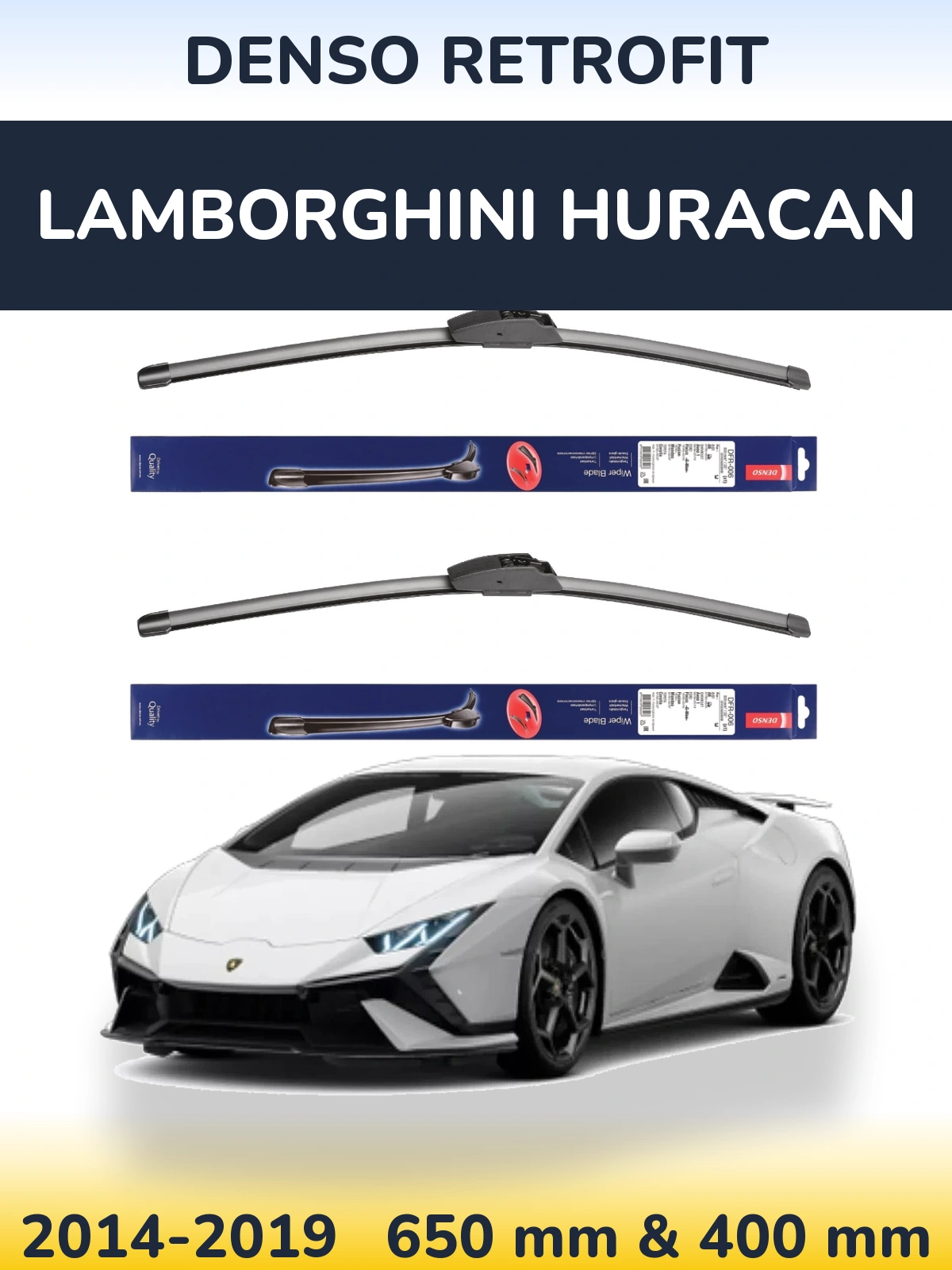 Torkarblad Denso Retrofit för Lamborghini Huracan