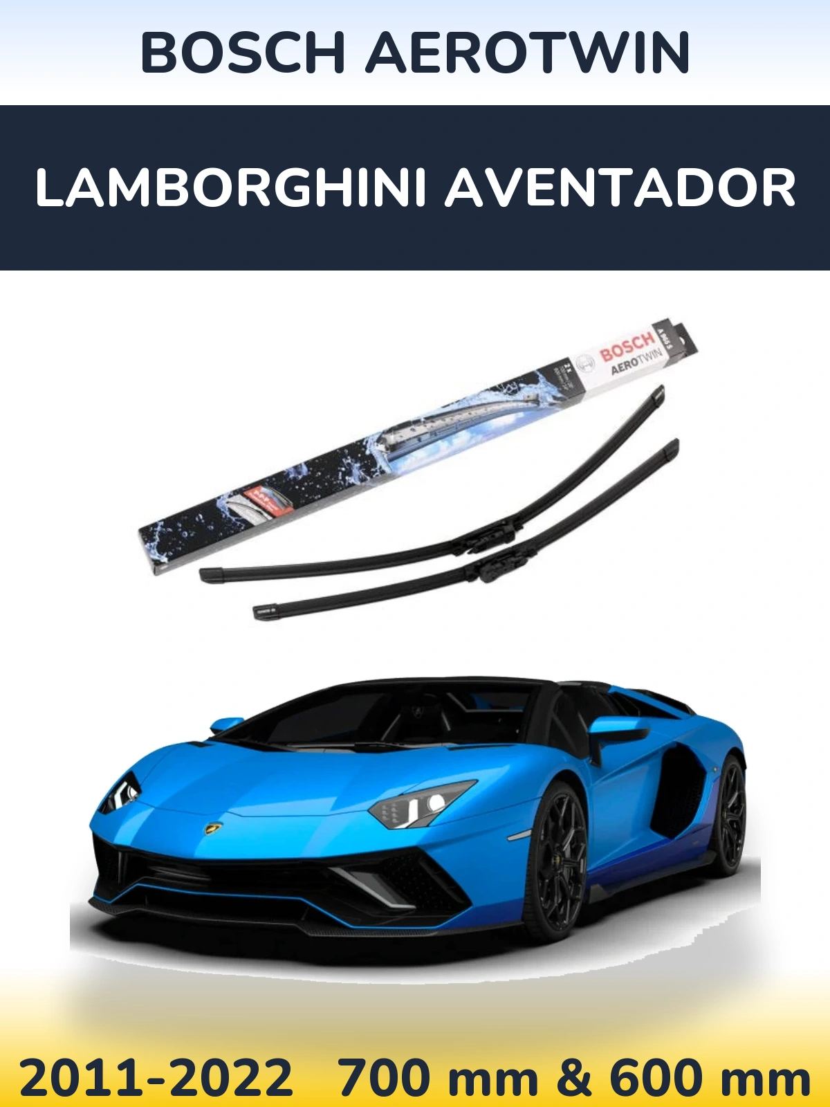 Torkarblad BOSCH AeroTwin för Lamborghini Aventador