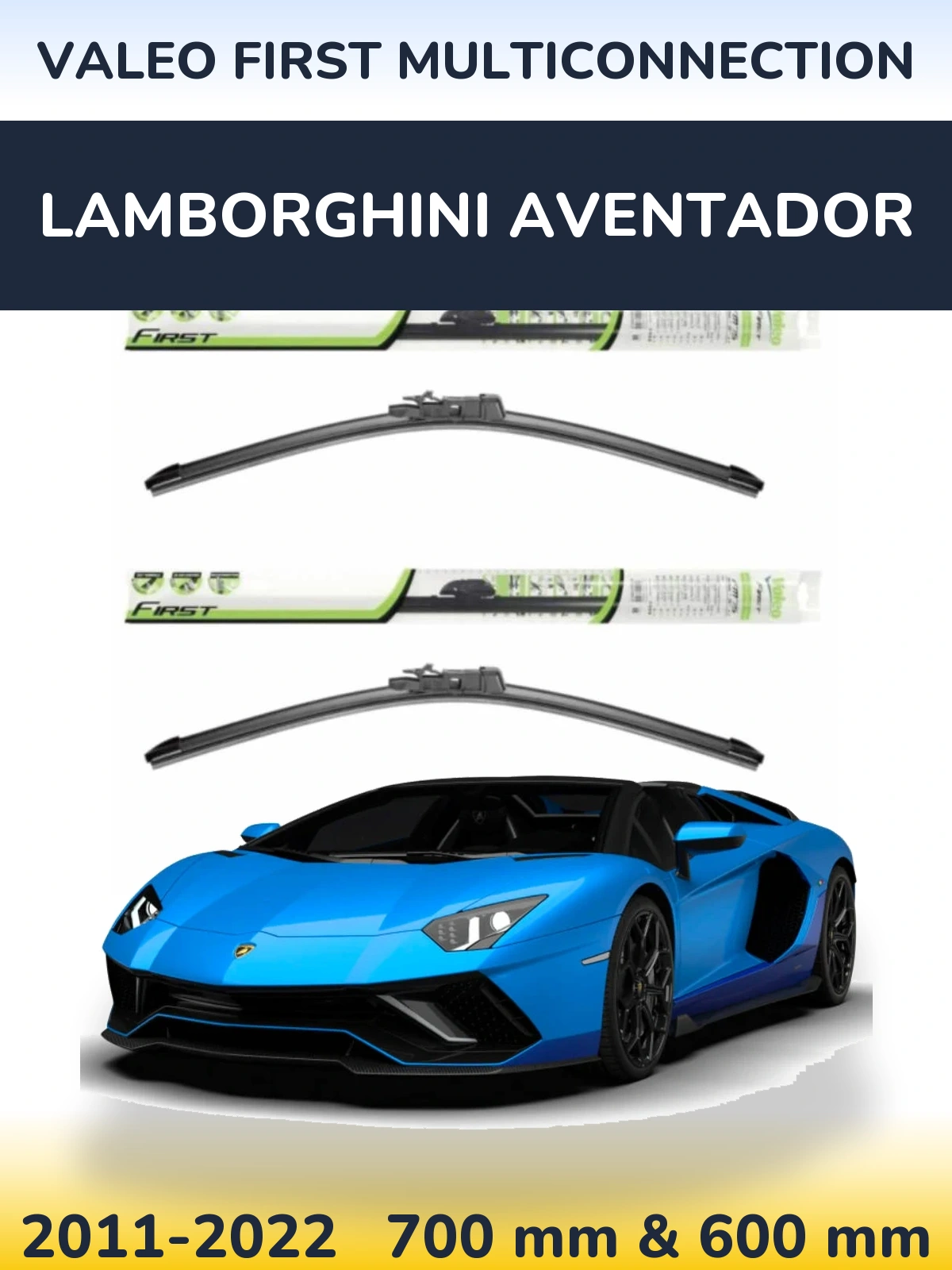 Torkarblad Valeo First MultiConnection för Lamborghini Aventador