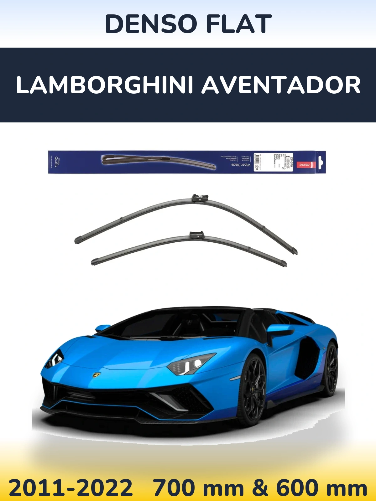 Torkarblad Denso Flat för Lamborghini Aventador