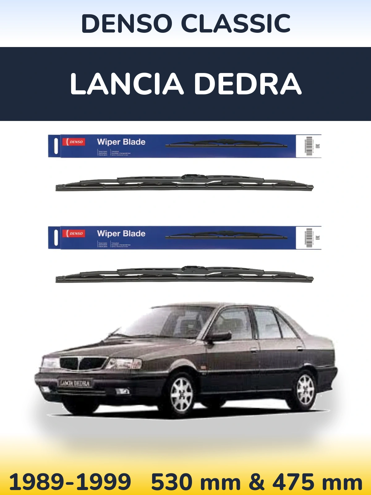 Torkarblad Denso Classic för Lancia Dedra