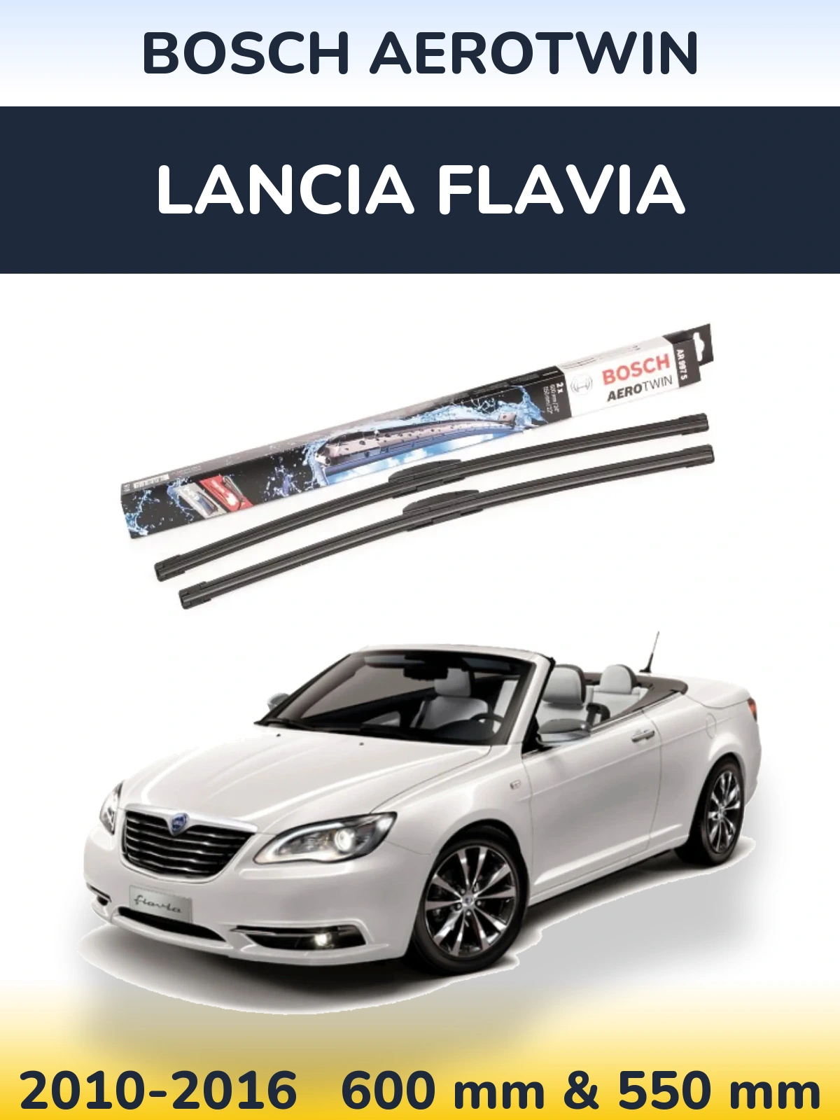 Torkarblad BOSCH AeroTwin för Lancia Flavia