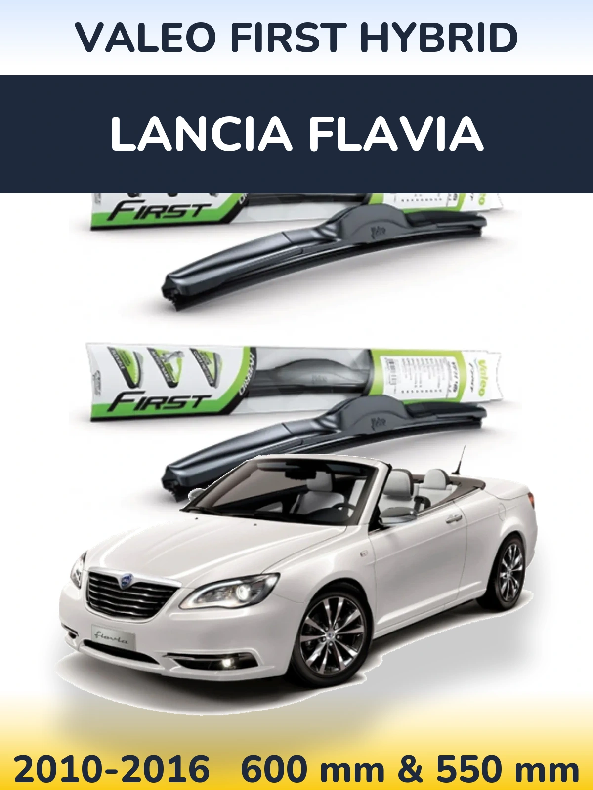 Torkarblad Valeo First Hybrid för Lancia Flavia