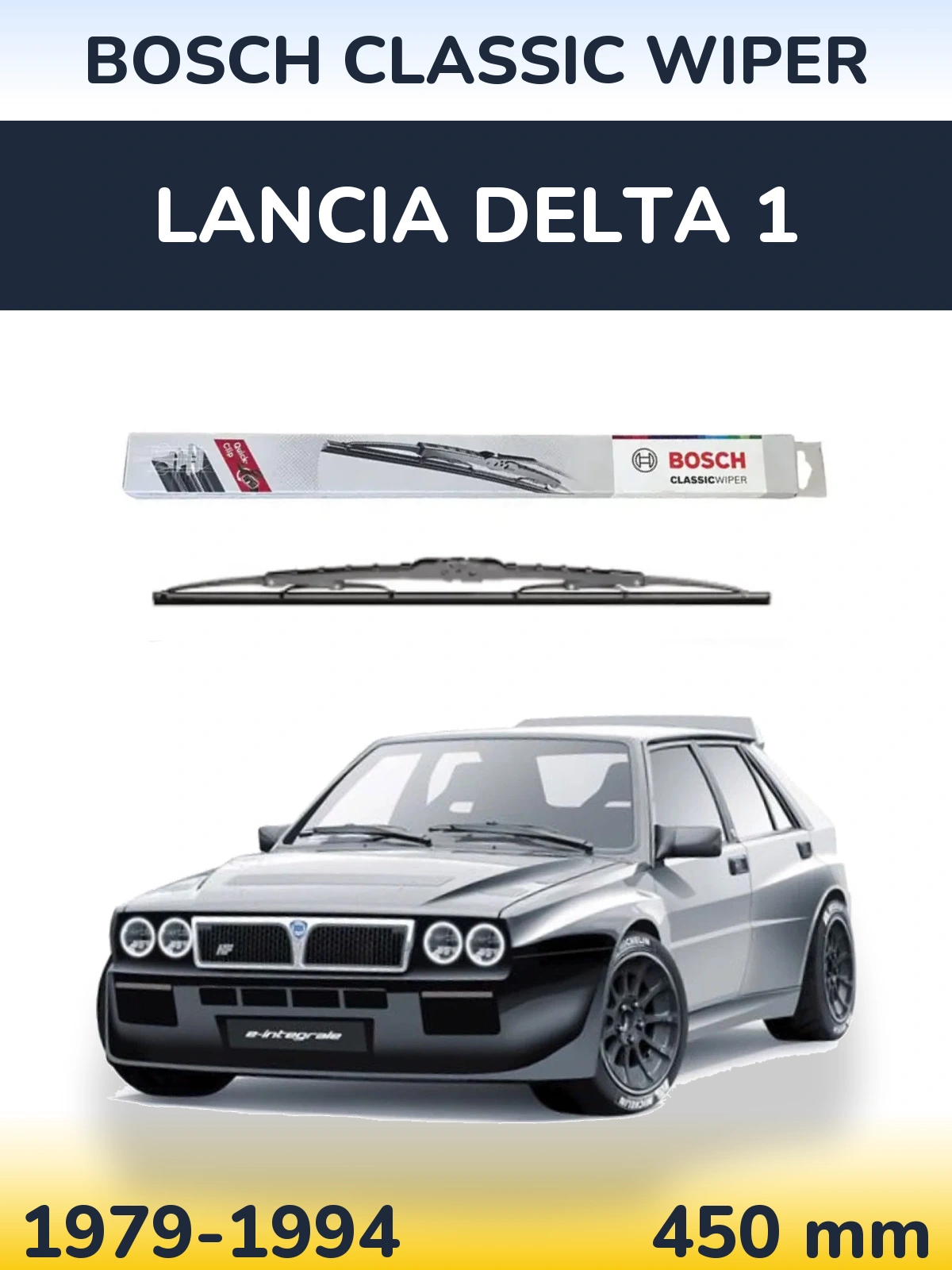 Torkarblad BOSCH Classic Wiper för Lancia Delta 1