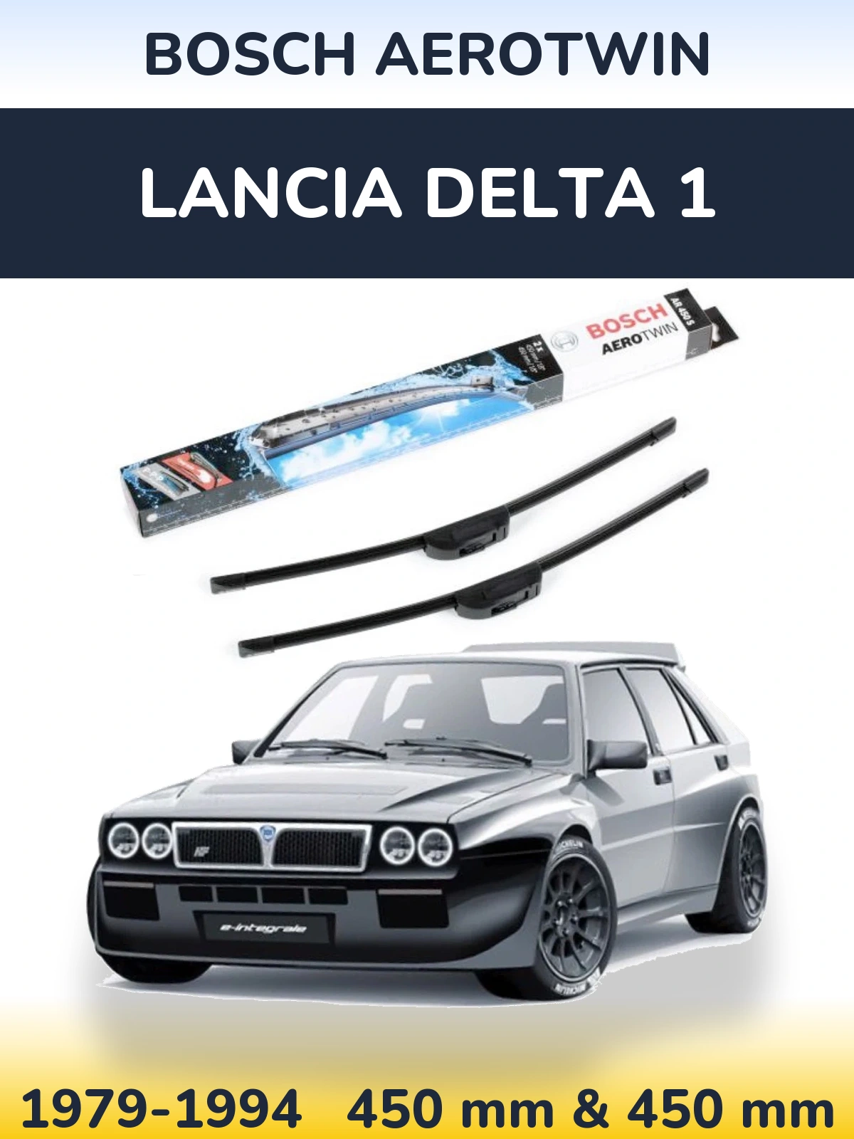 Torkarblad BOSCH AeroTwin för Lancia Delta 1