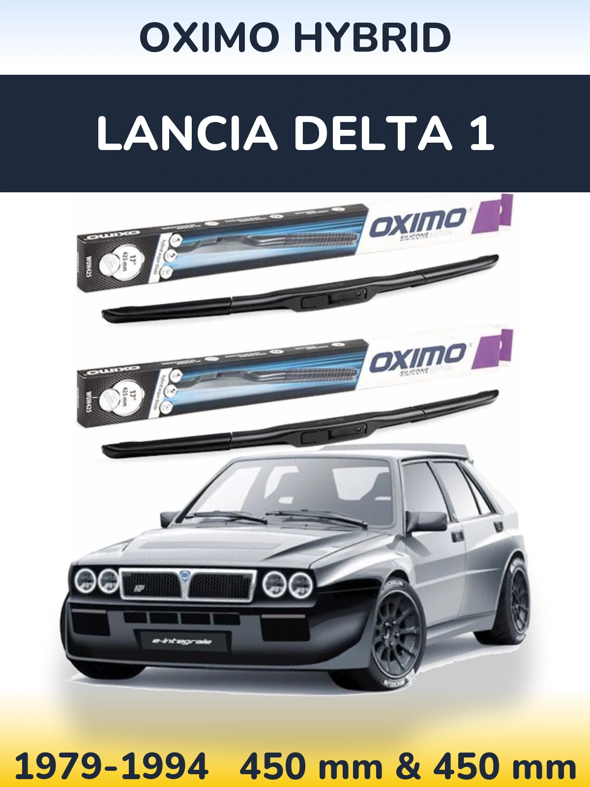 Torkarblad Oximo Hybrid för Lancia Delta 1