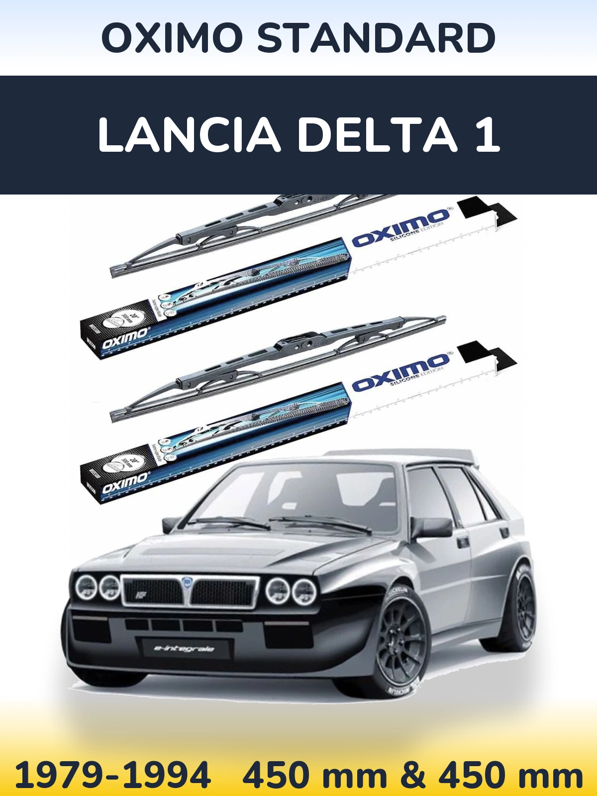 Torkarblad Oximo Standard för Lancia Delta 1