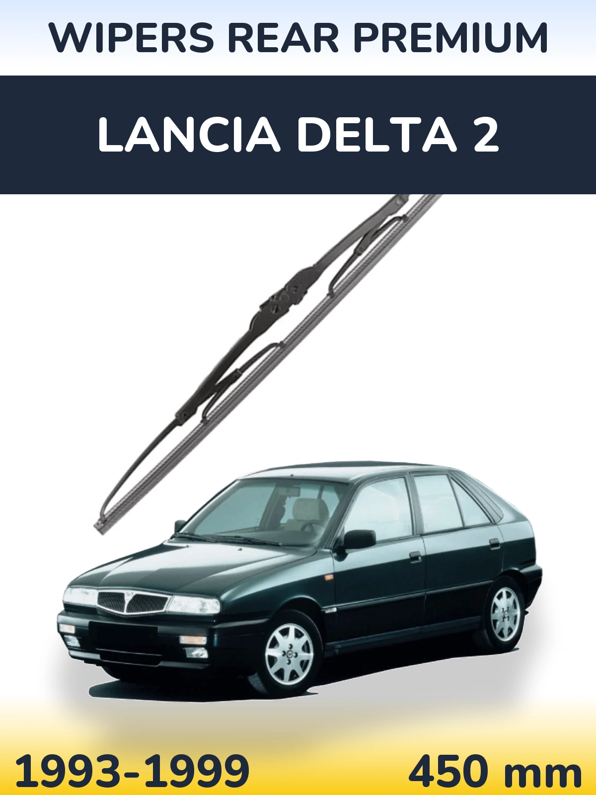 Torkarblad WIPERS REAR PREMIUM för Lancia Delta 2