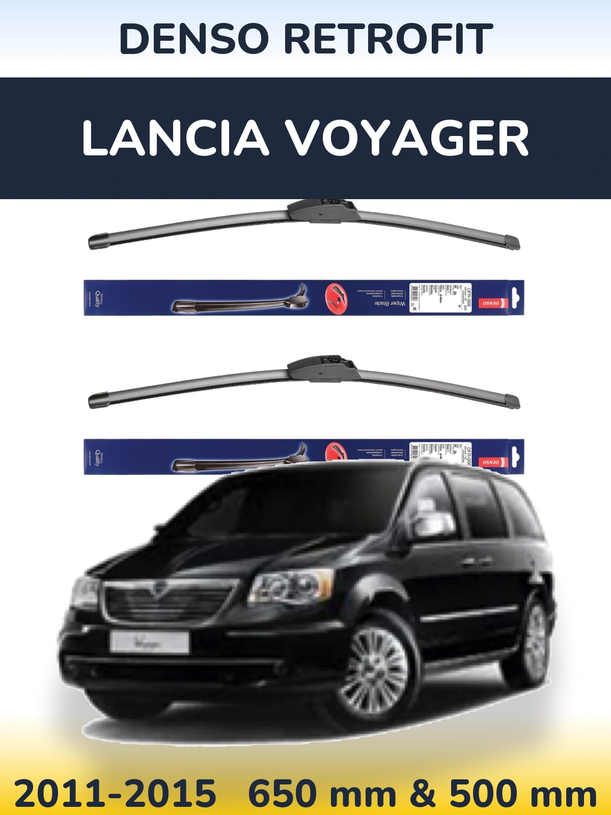 Torkarblad Denso Retrofit för Lancia Voyager
