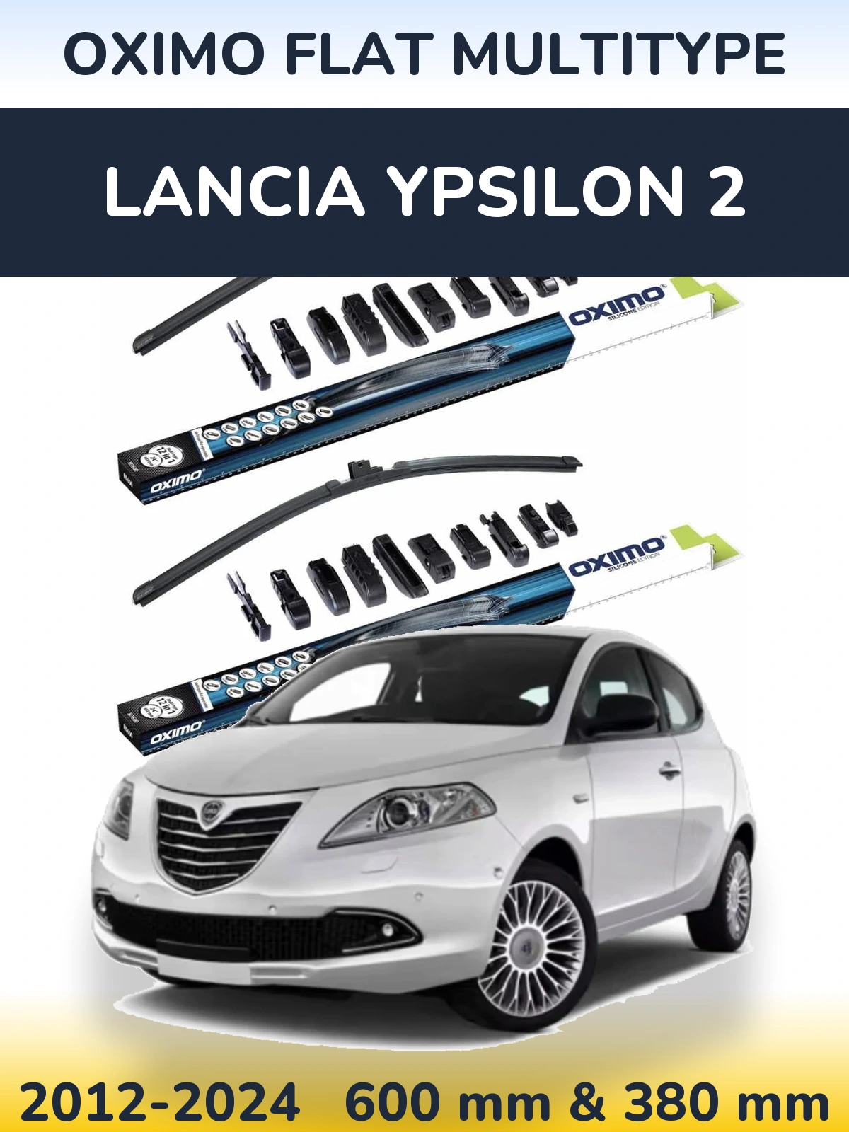 Torkarblad Oximo Flat MultiType för Lancia Ypsilon 2