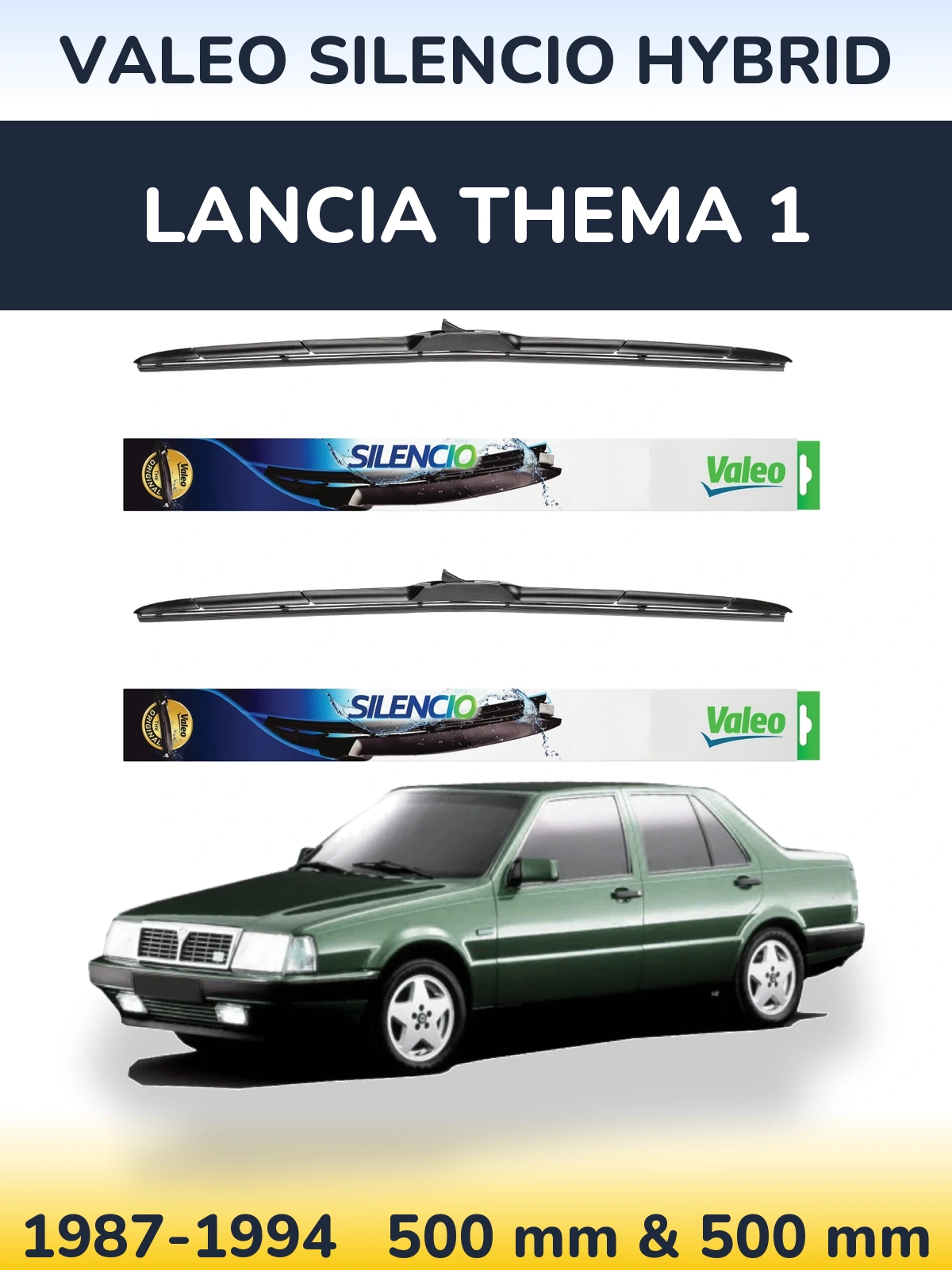 Torkarblad Valeo Silencio Hybrid för Lancia Thema 1