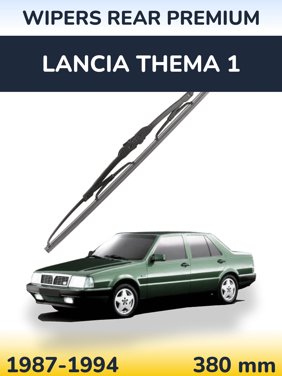 Задня щітка WIPERS REAR PREMIUM 380 мм для Lancia Thema 1 1987-1994