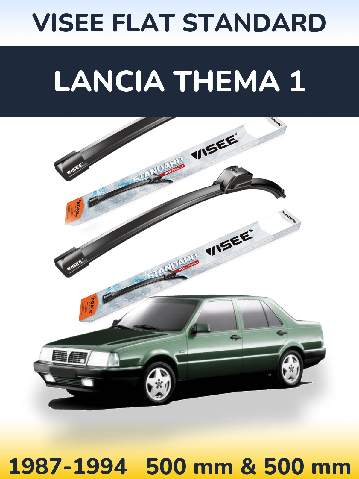 Torkarblad VISEE FLAT STANDARD för Lancia Thema 1