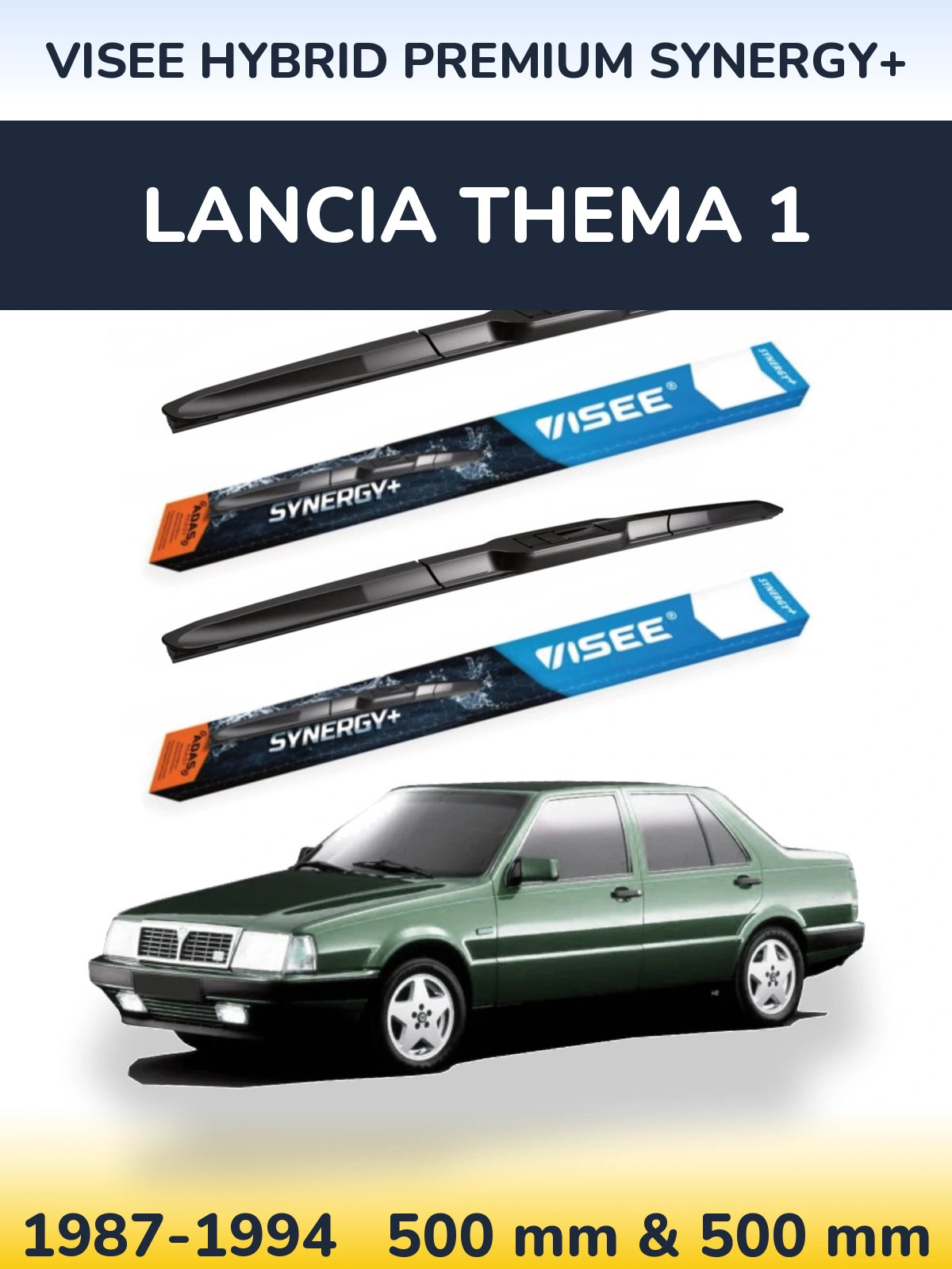 Torkarblad VISEE HYBRID PREMIUM SYNERGY+ för Lancia Thema 1