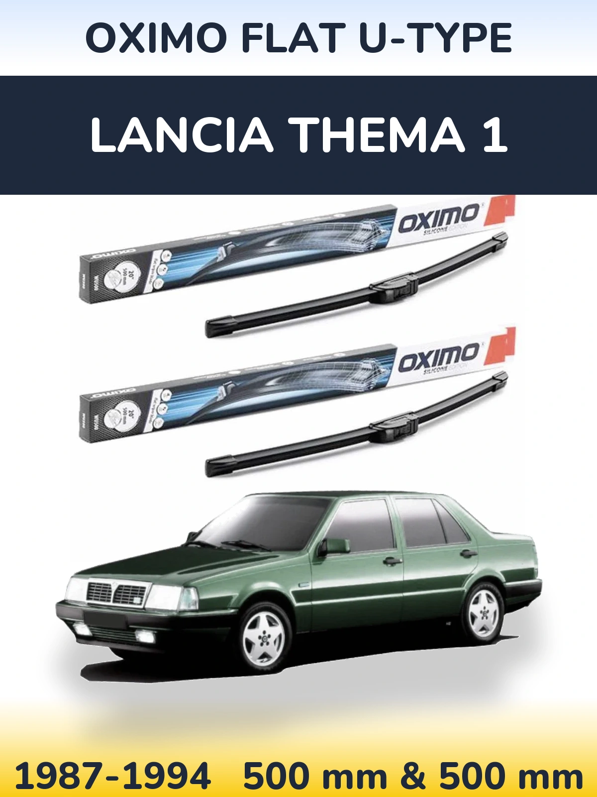 Torkarblad Oximo Flat U-type för Lancia Thema 1
