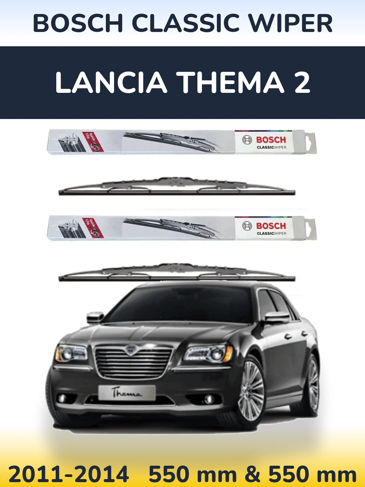 Torkarblad BOSCH Classic Wiper för Lancia Thema 2
