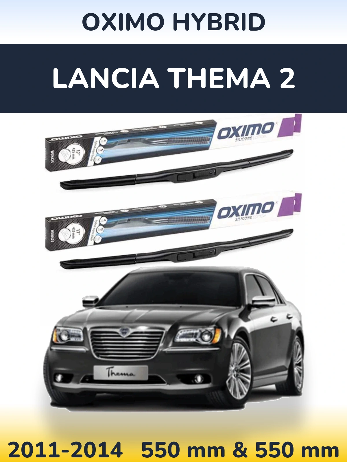 Torkarblad Oximo Hybrid för Lancia Thema 2