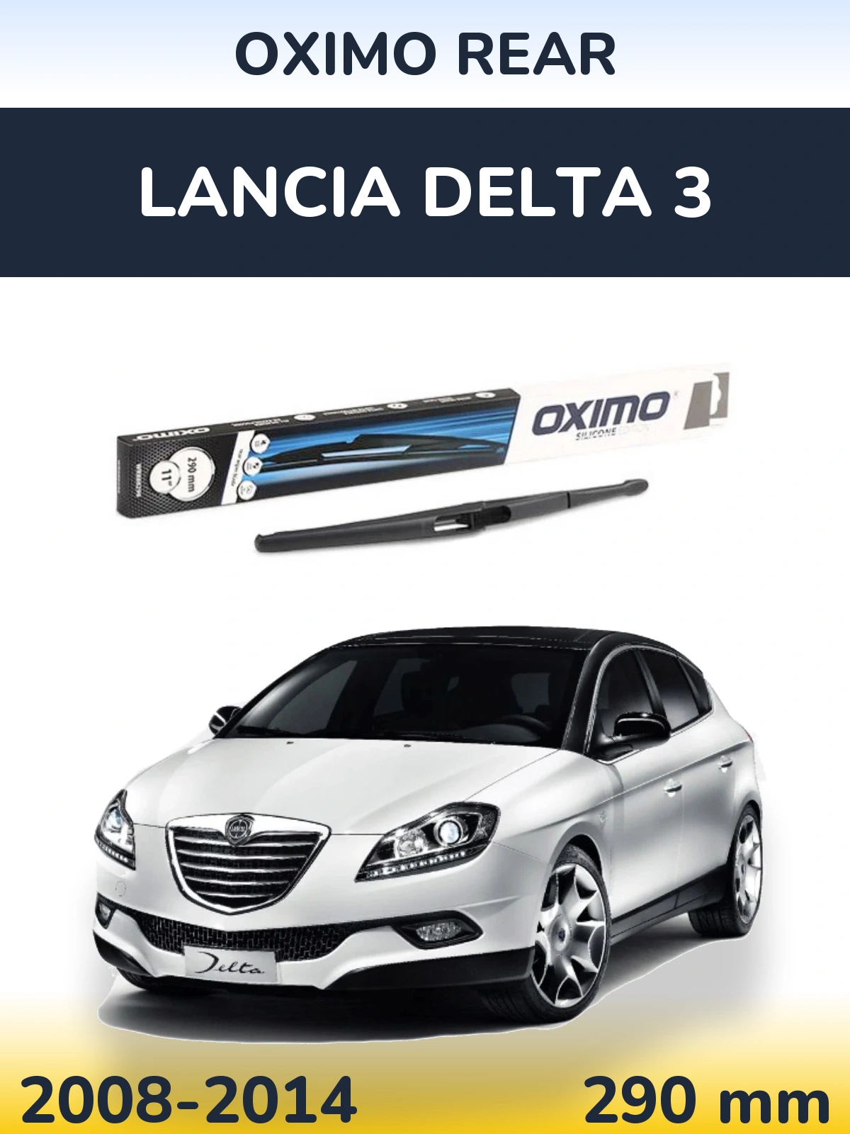 Rear wiper blade Oximo Rear 290 mm for Lancia Delta 3 2008-2014
