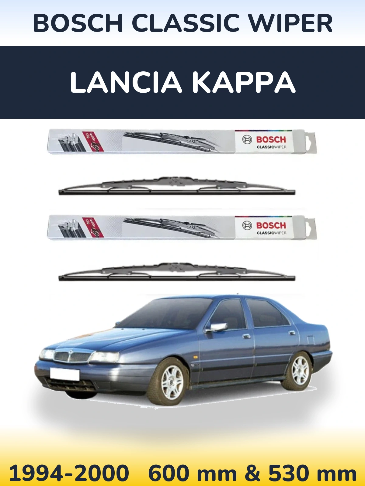 Torkarblad BOSCH Classic Wiper för Lancia Kappa