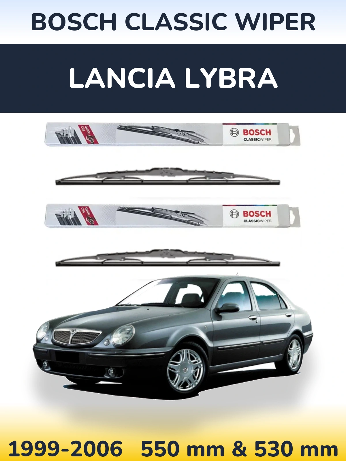 Torkarblad BOSCH Classic Wiper för Lancia Lybra