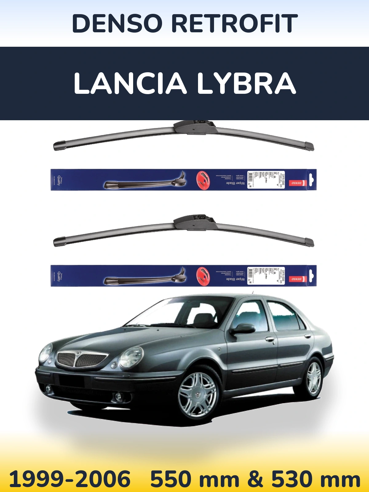 Torkarblad Denso Retrofit för Lancia Lybra