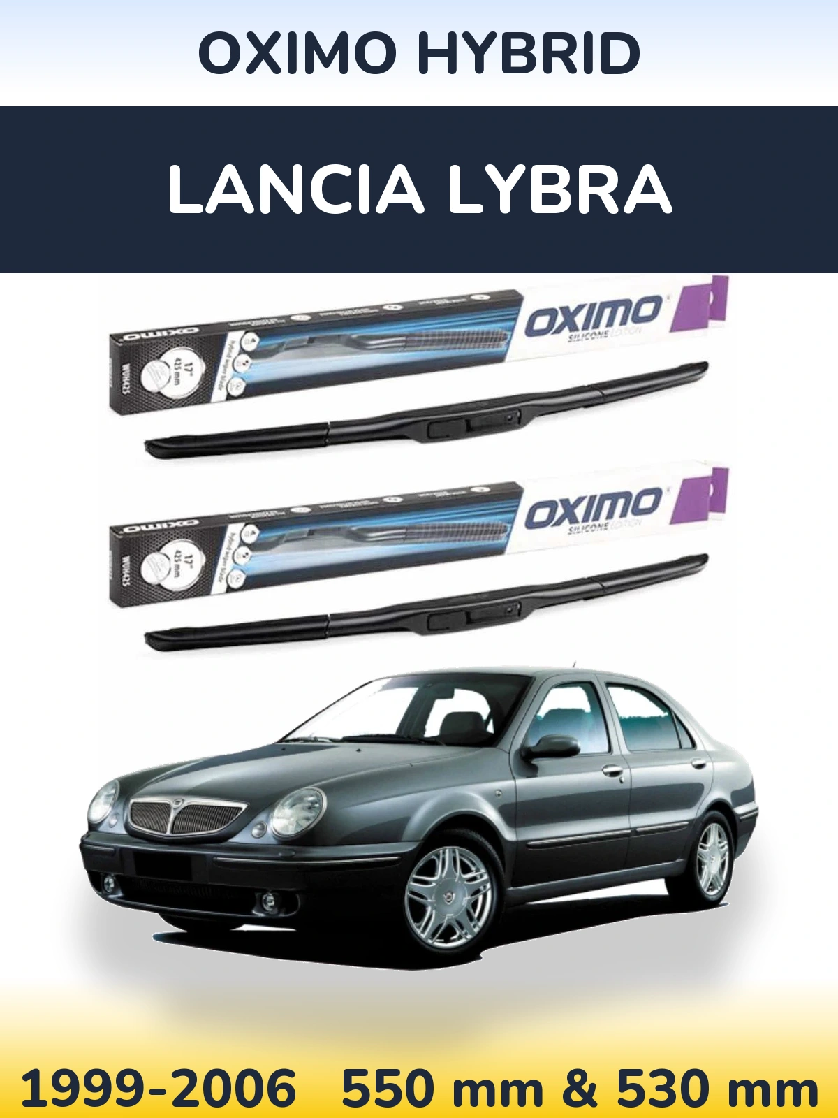 Torkarblad Oximo Hybrid för Lancia Lybra