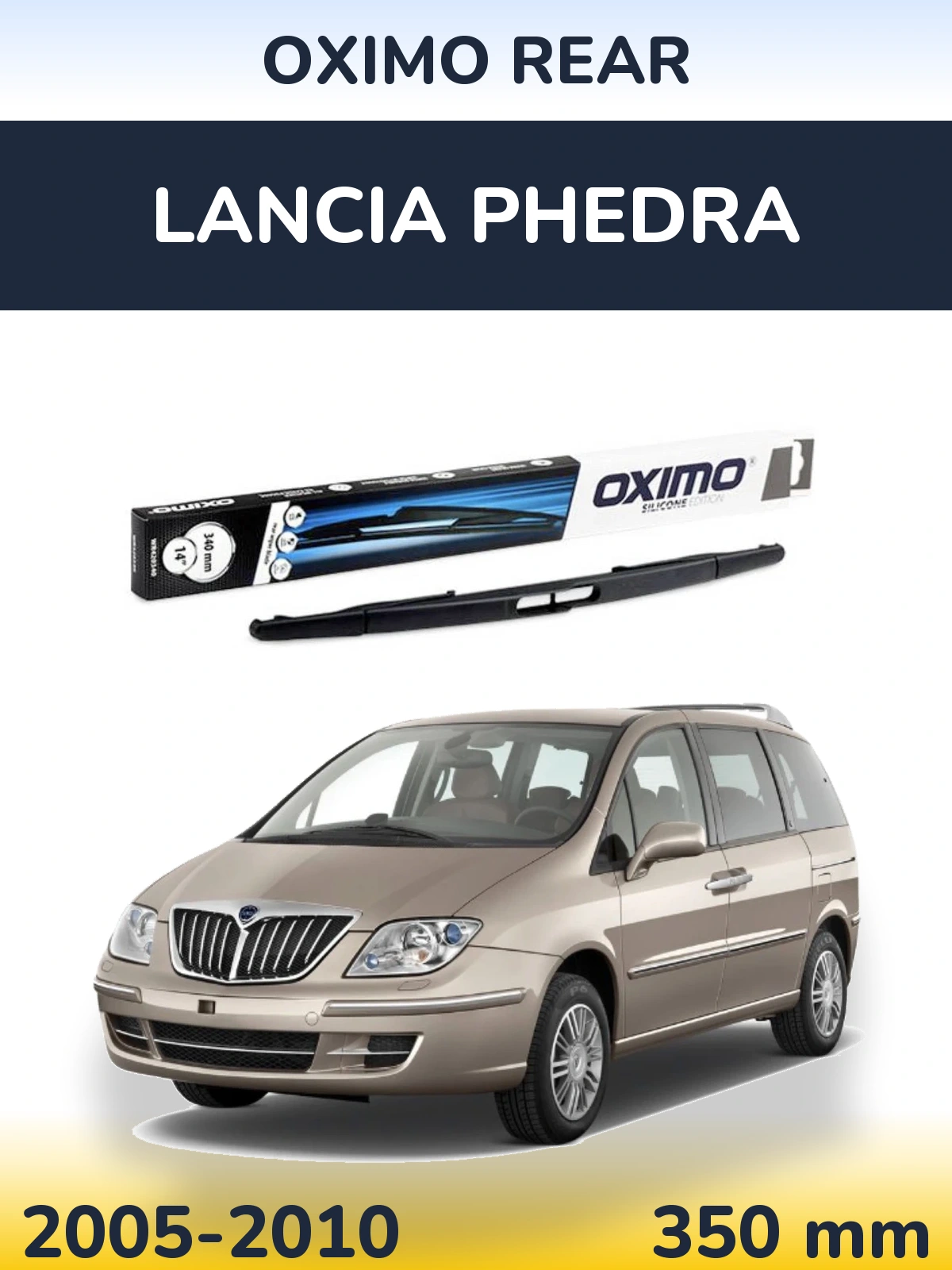 Torkarblad Oximo Rear för Lancia Phedra
