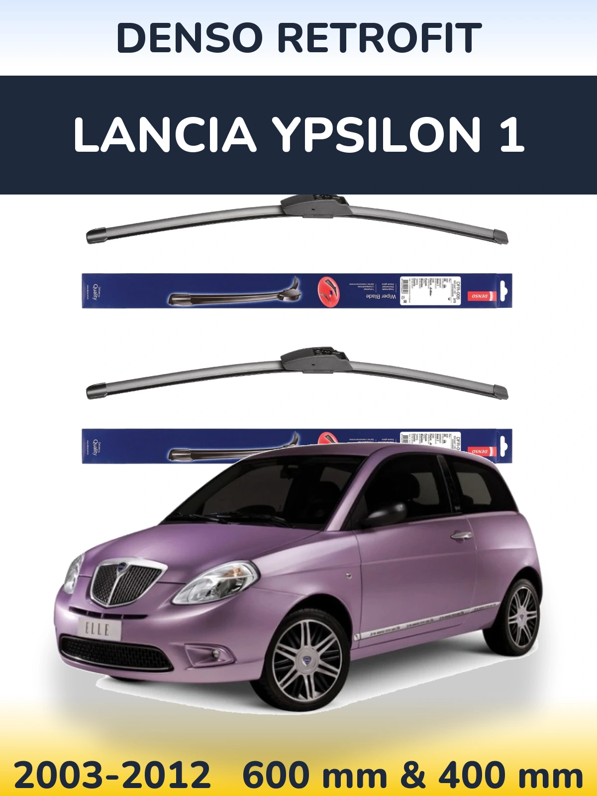Torkarblad Denso Retrofit för Lancia Ypsilon 1