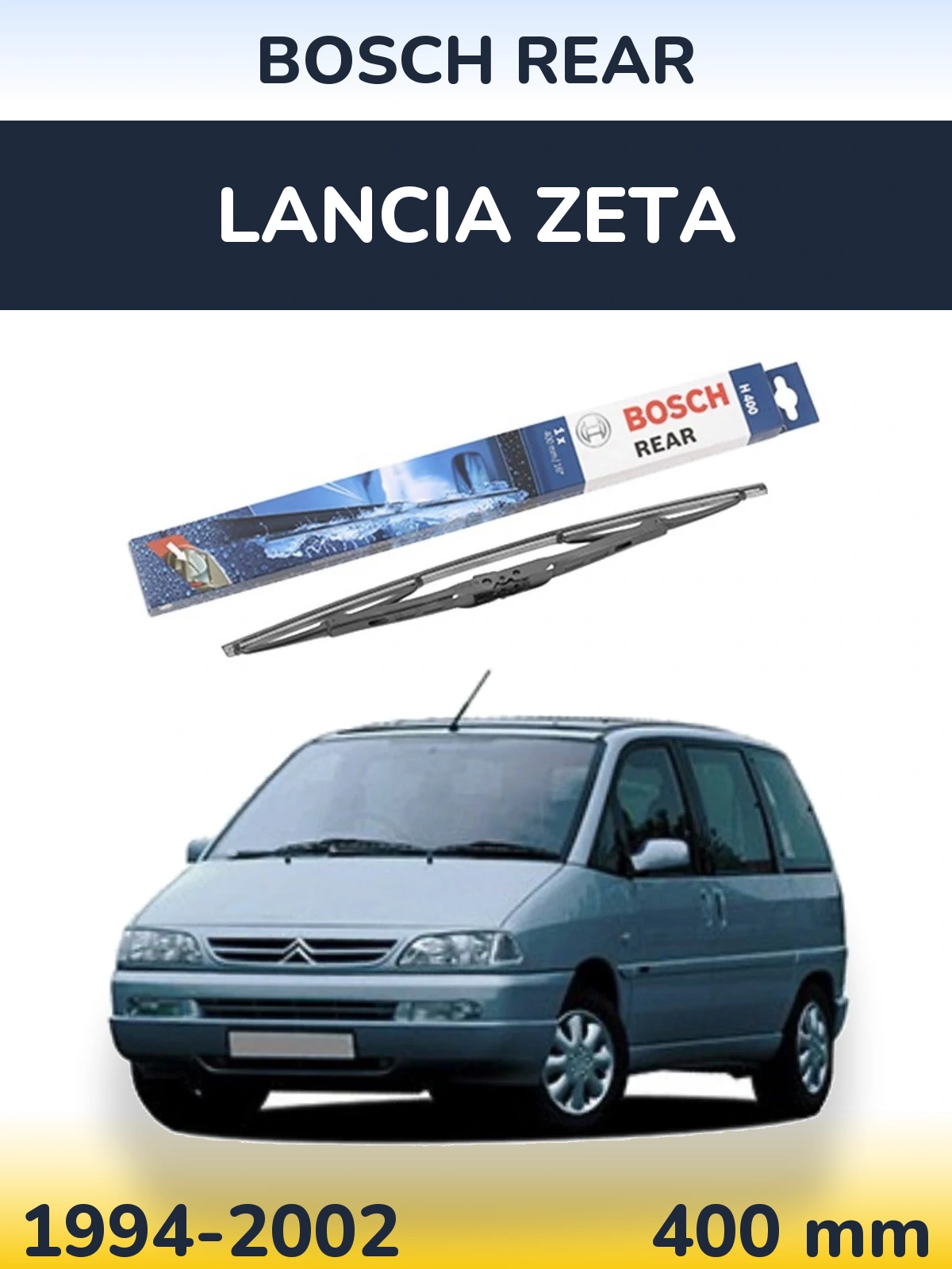 Задний дворник BOSCH Rear 400 мм для Lancia Zeta 1994-2002