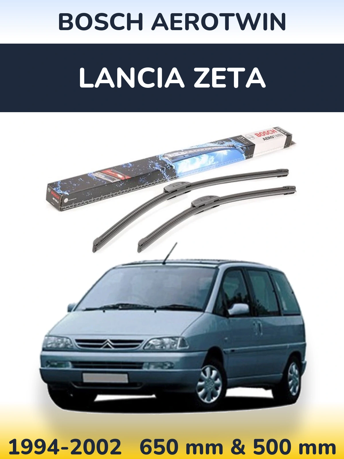 Torkarblad BOSCH AeroTwin för Lancia Zeta