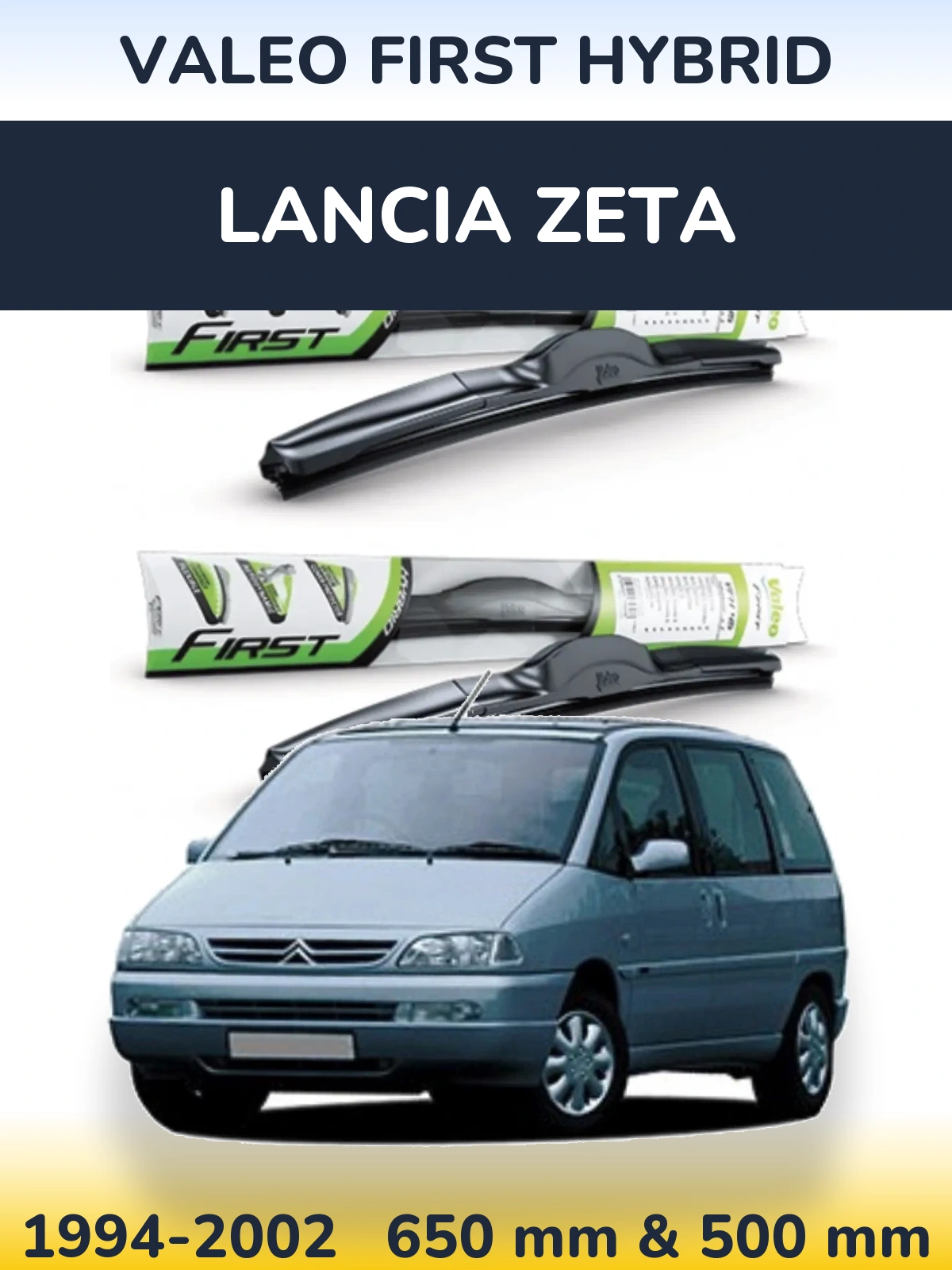 Torkarblad Valeo First Hybrid för Lancia Zeta