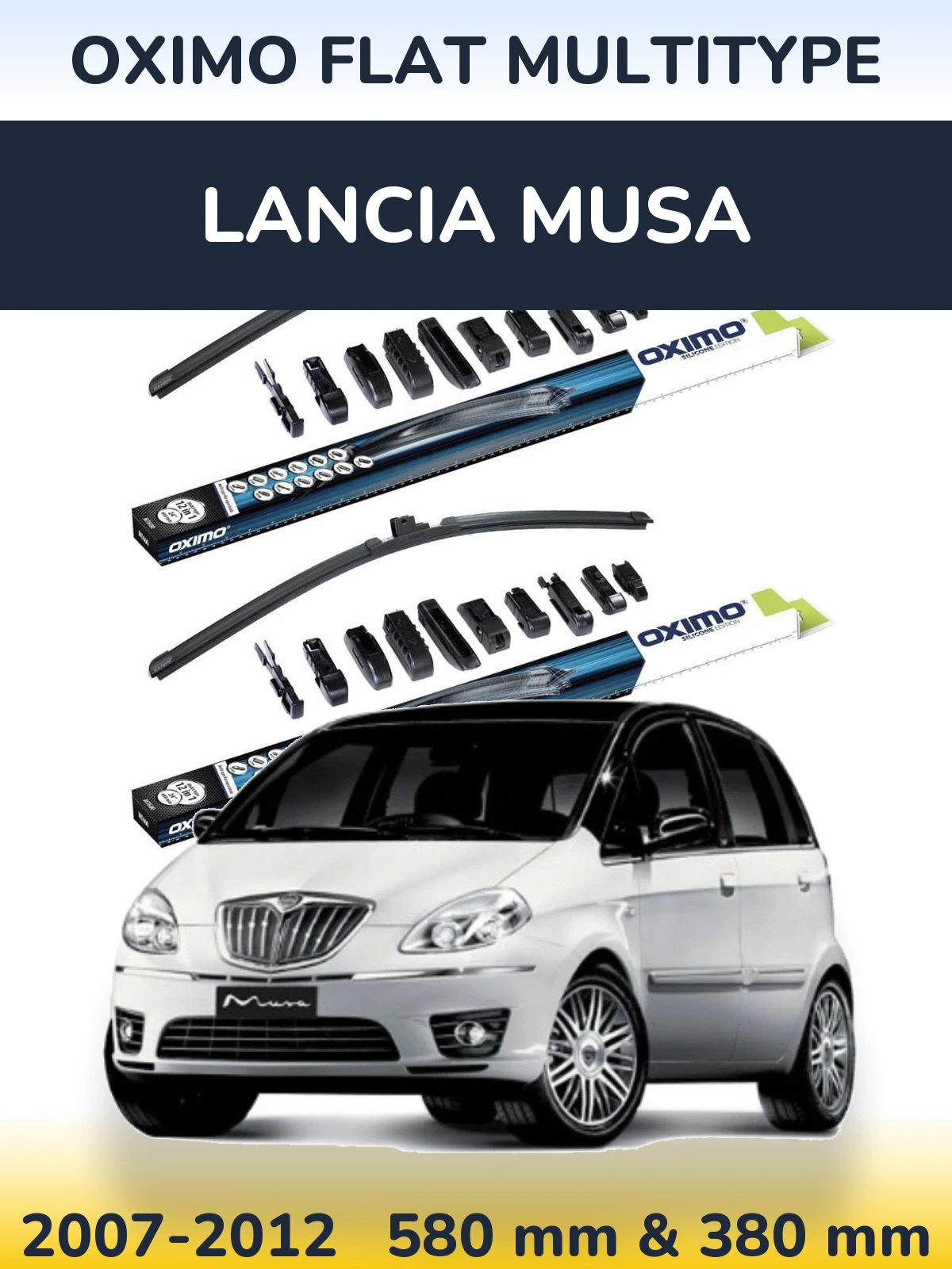 Torkarblad Oximo Flat MultiType för Lancia Musa
