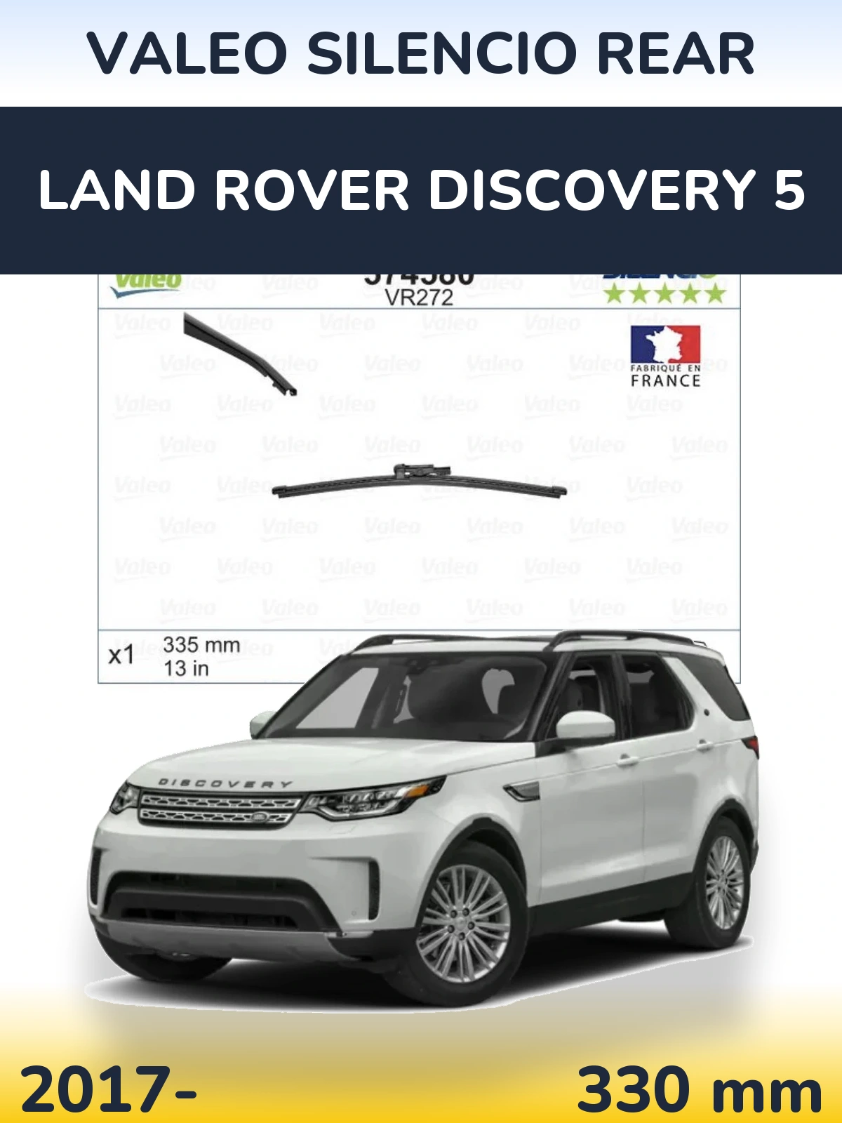 Torkarblad Valeo Silencio Rear för Land Rover Discovery 5