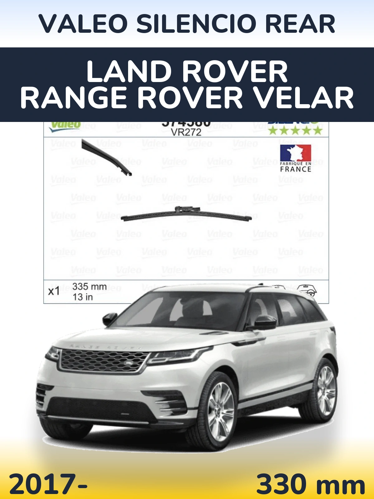 Torkarblad Valeo Silencio Rear för Land Rover Range Rover Velar