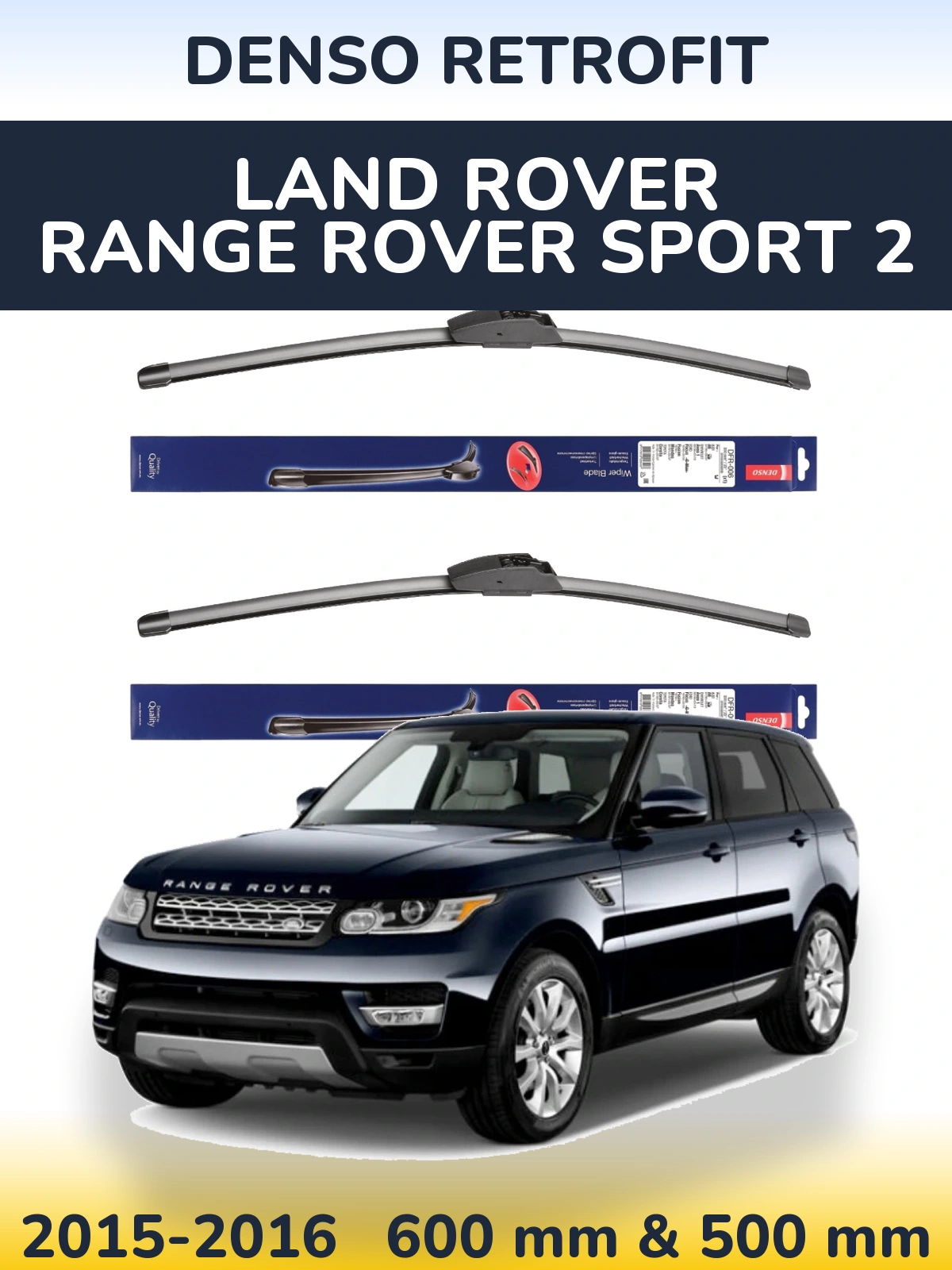 Torkarblad Denso Retrofit för Land Rover Range Rover Sport 2