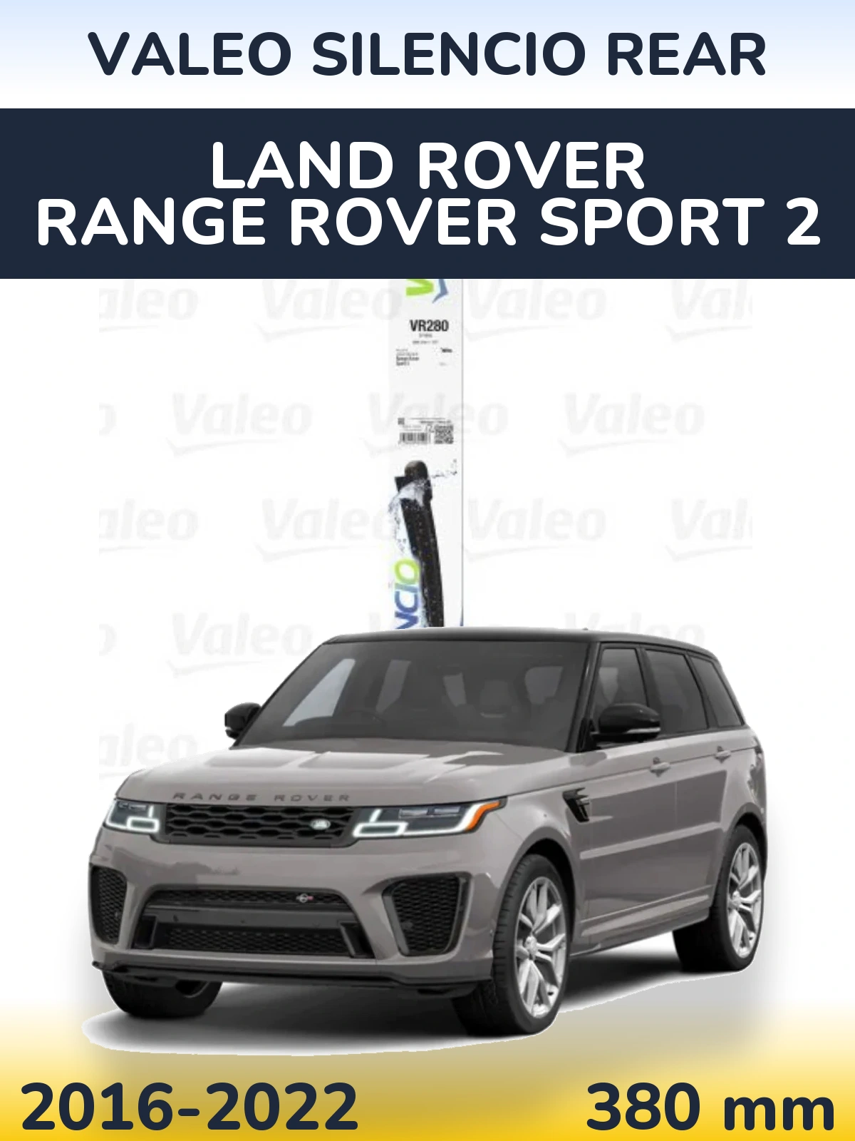 Torkarblad Valeo Silencio Rear för Land Rover Range Rover Sport 2