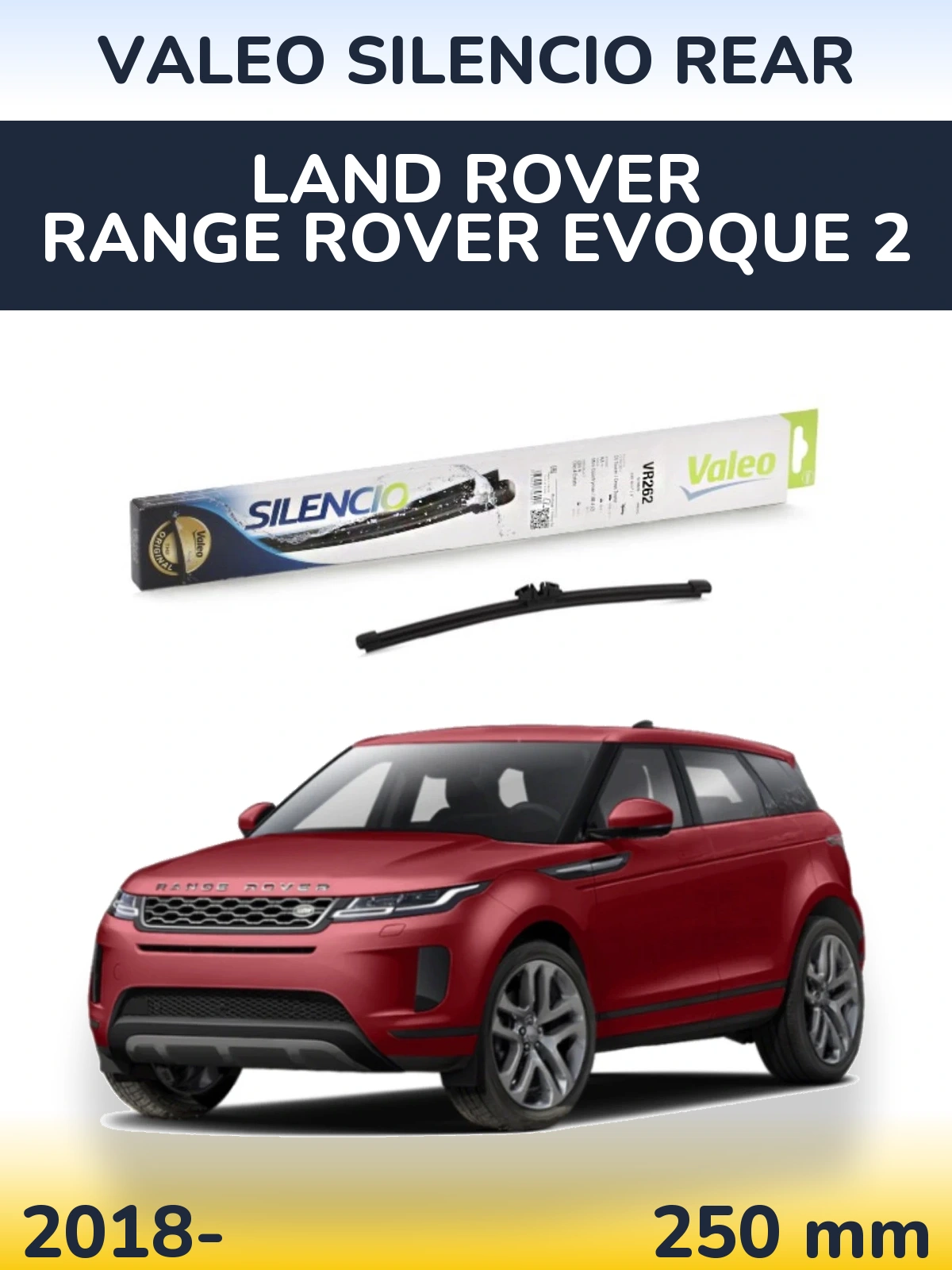 Torkarblad Valeo Silencio Rear för Land Rover Range Rover  Evoque 2