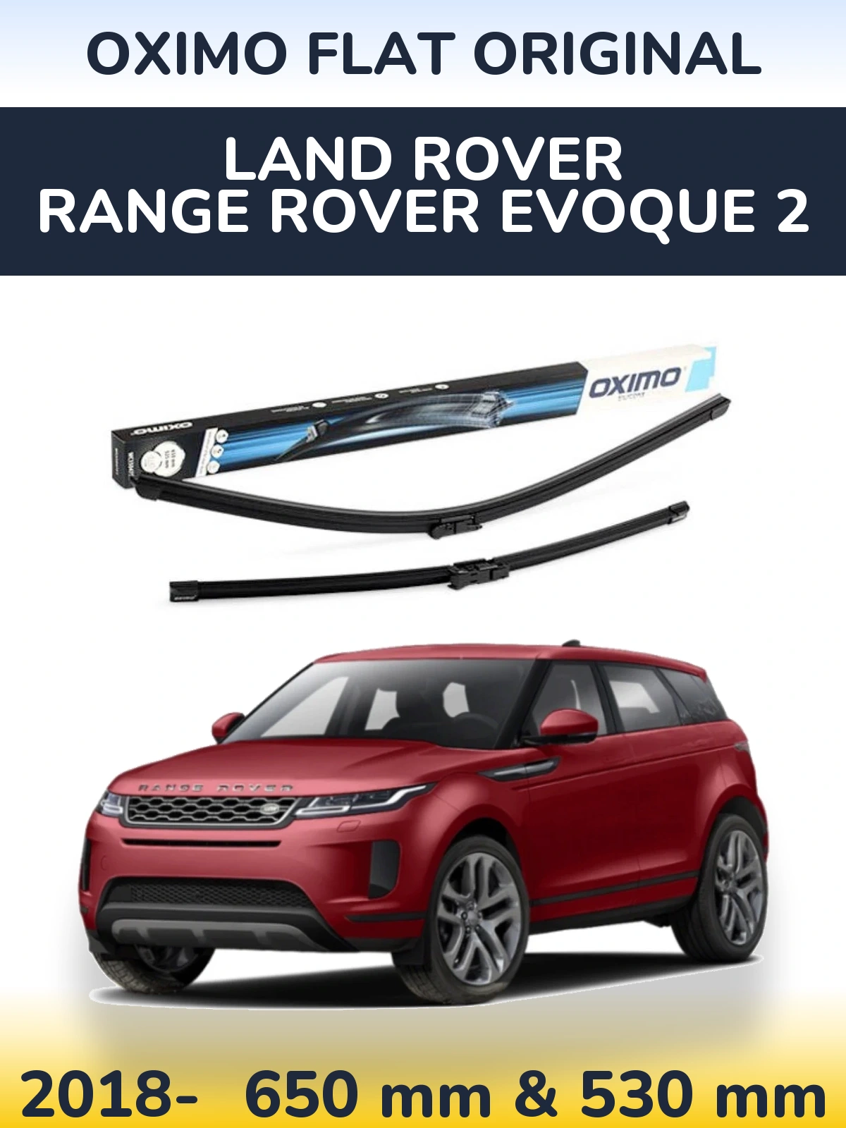 Torkarblad Oximo Flat Original för Land Rover Range Rover  Evoque 2