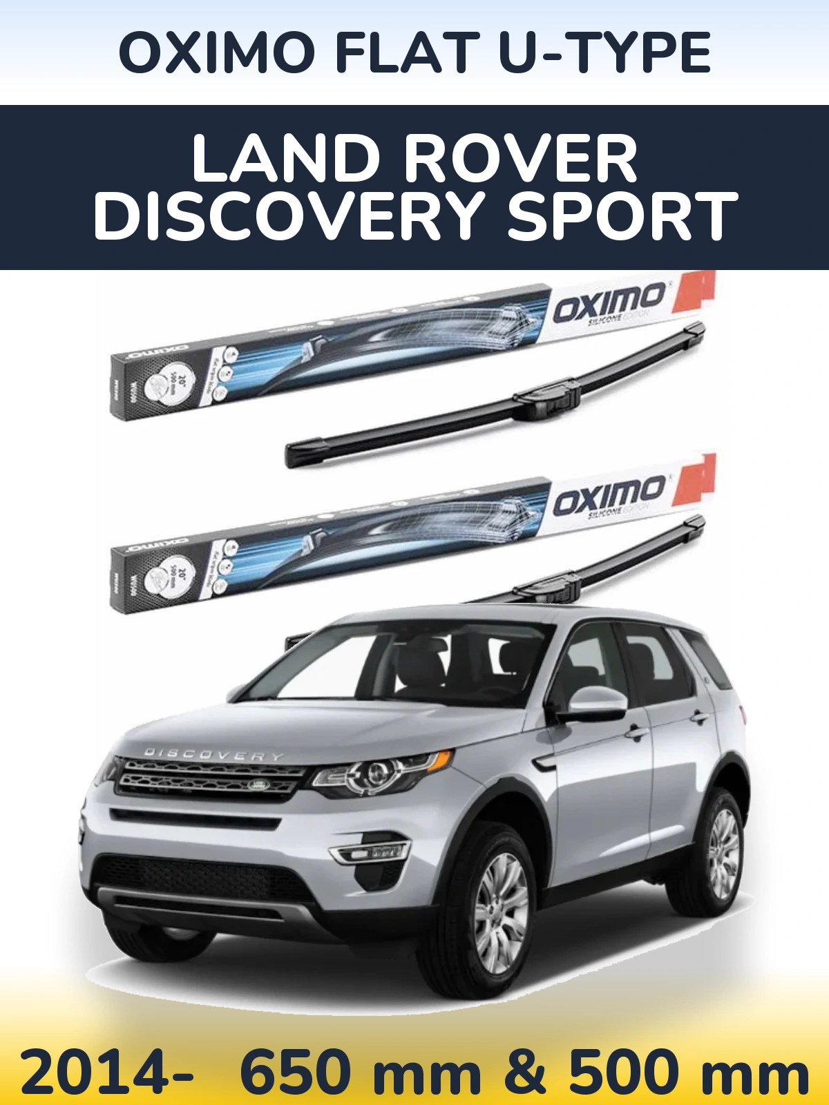 Torkarblad Oximo Flat U-type för Land Rover Discovery Sport