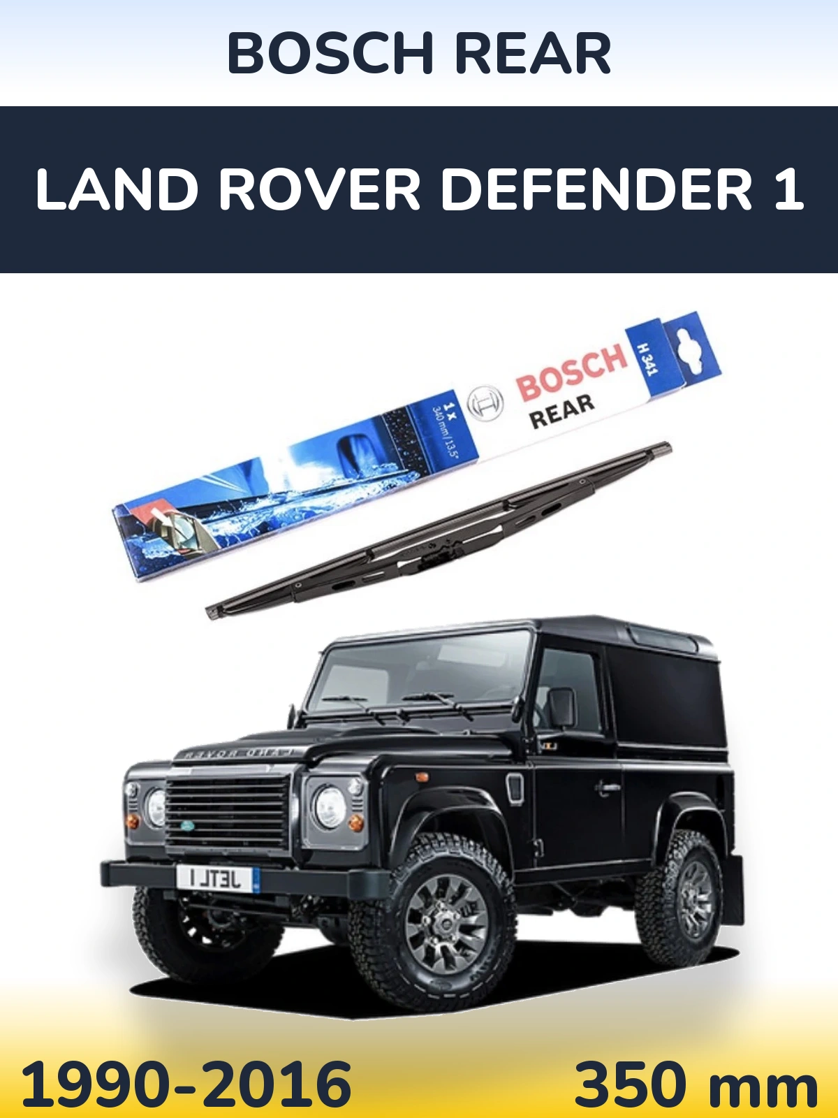 Torkarblad BOSCH Rear för Land Rover Defender 1