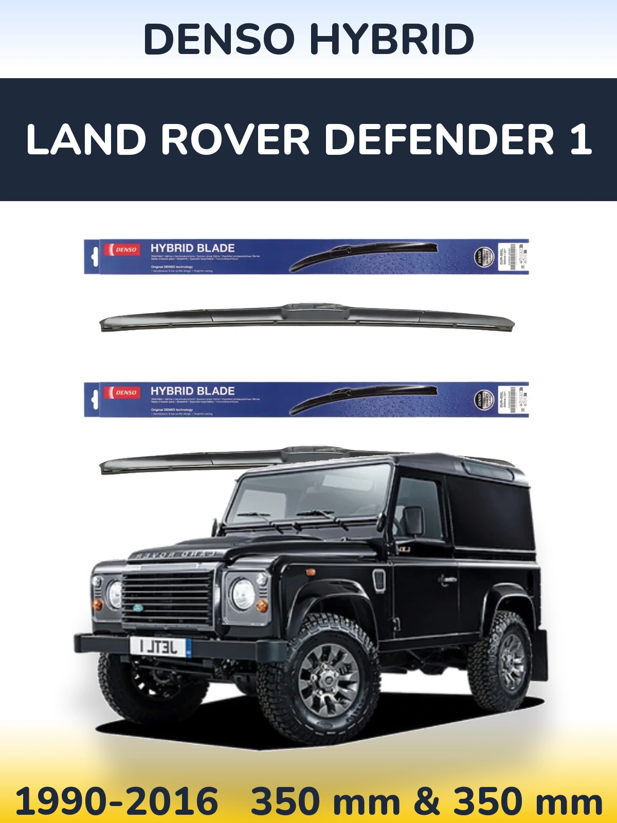 Torkarblad Denso Hybrid för Land Rover Defender 1