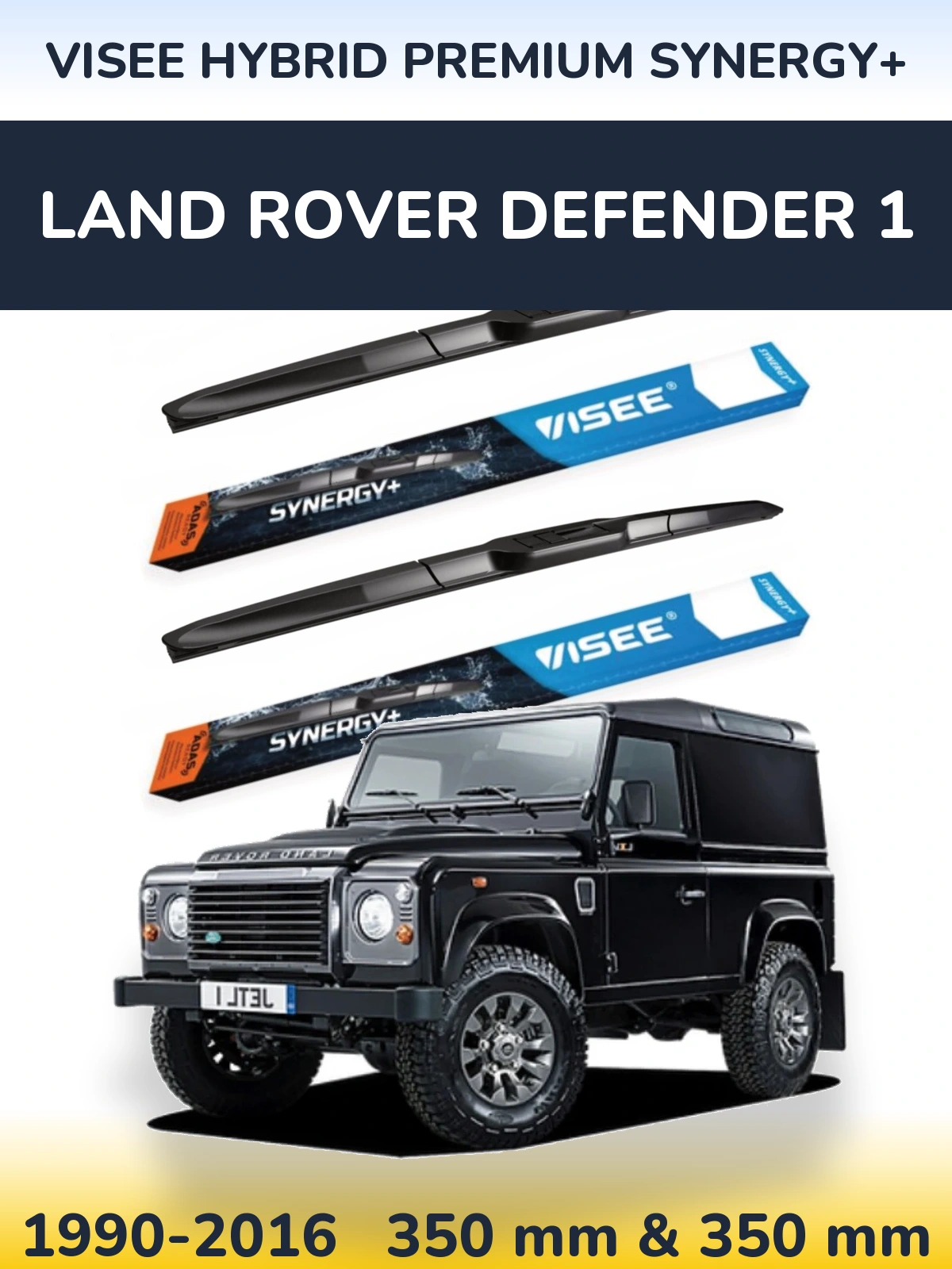 Torkarblad VISEE HYBRID PREMIUM SYNERGY+ för Land Rover Defender 1