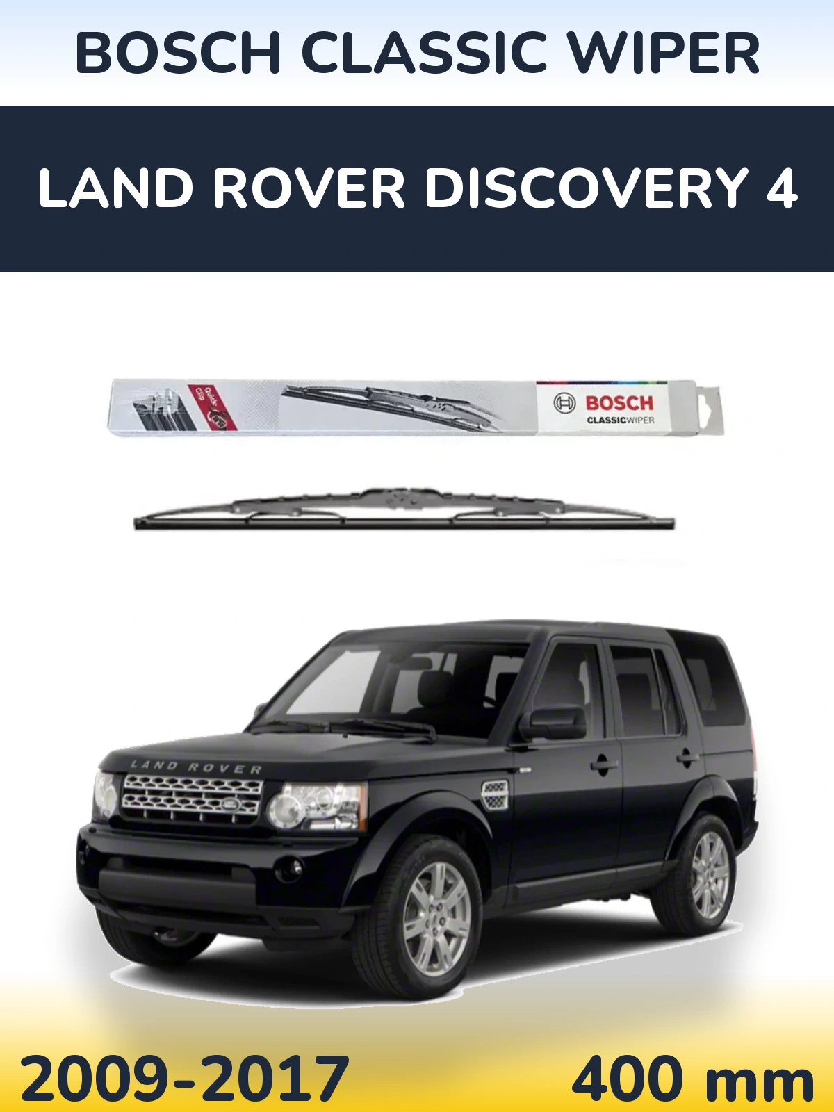 Torkarblad BOSCH Classic Wiper för Land Rover Discovery 4
