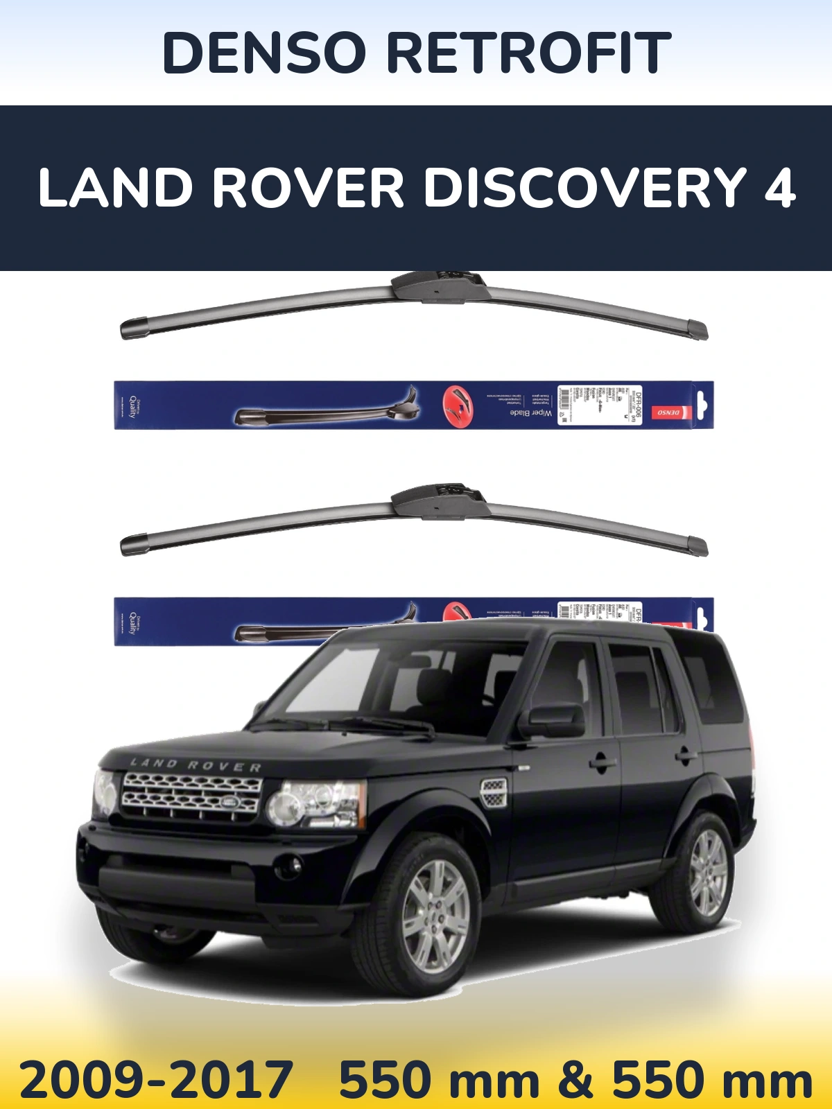 Torkarblad Denso Retrofit för Land Rover Discovery 4